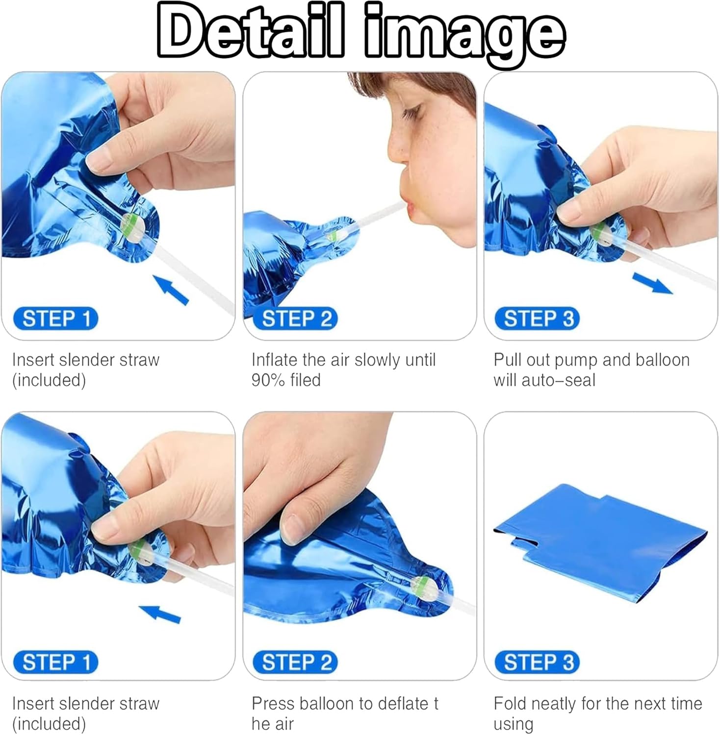 13th Birthday Decorations for Boys Blue Silver Set