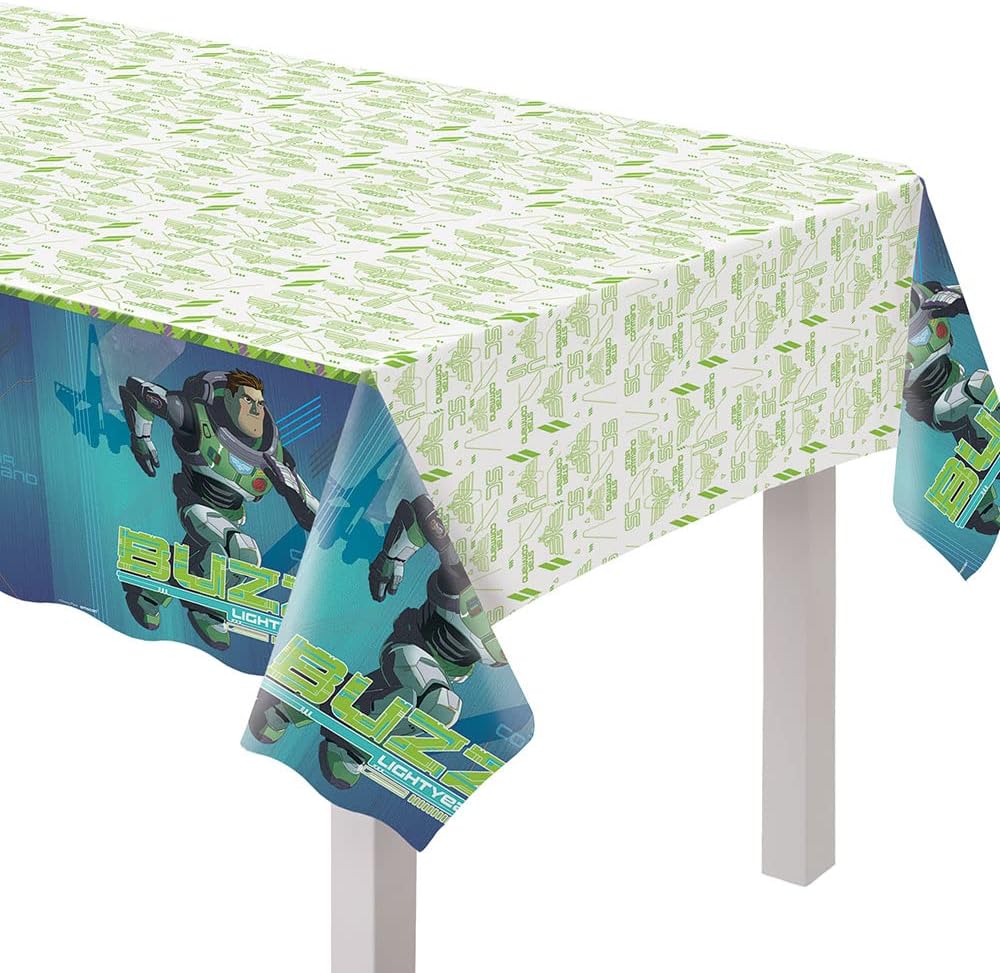 Lightyear Plastic Table Cover 54x96 Reusable Party Decor