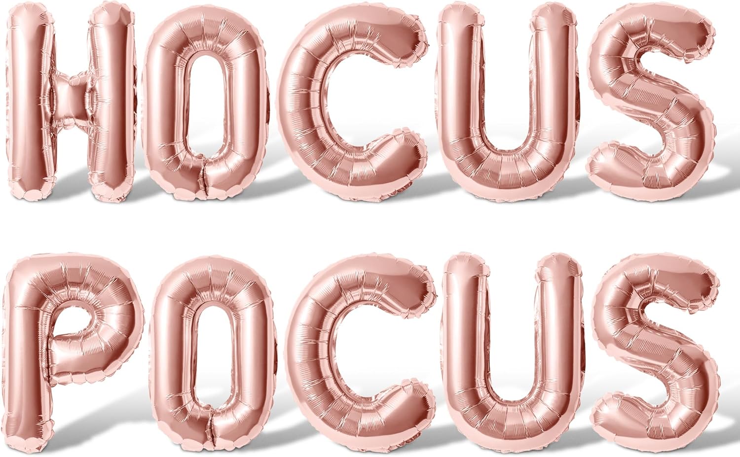 Hocus Pocus Letter Balloons Rose Gold 16 Inch