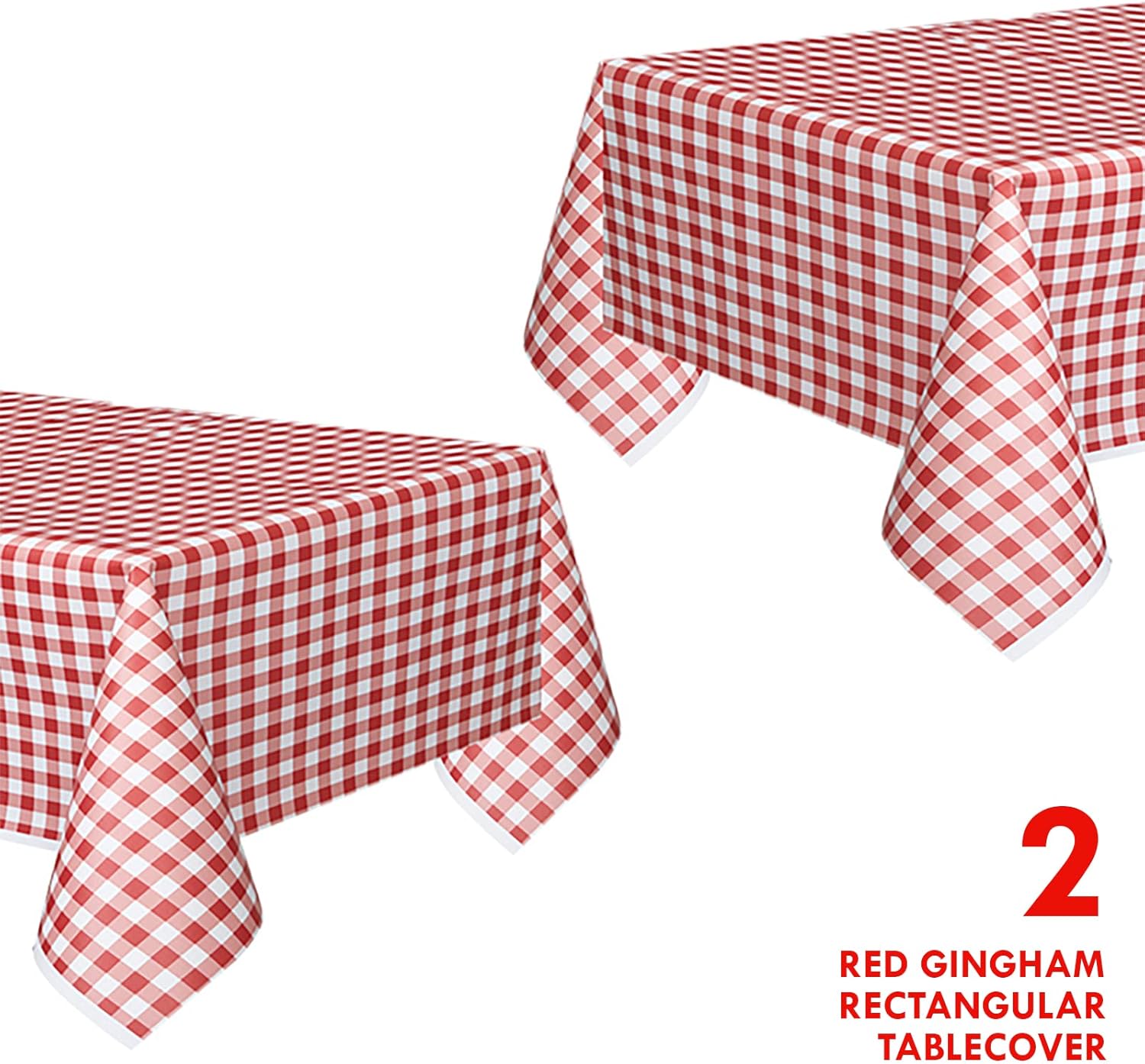 HOME HOOPLA Pizza Party Table Cover 54x108 2 Pack