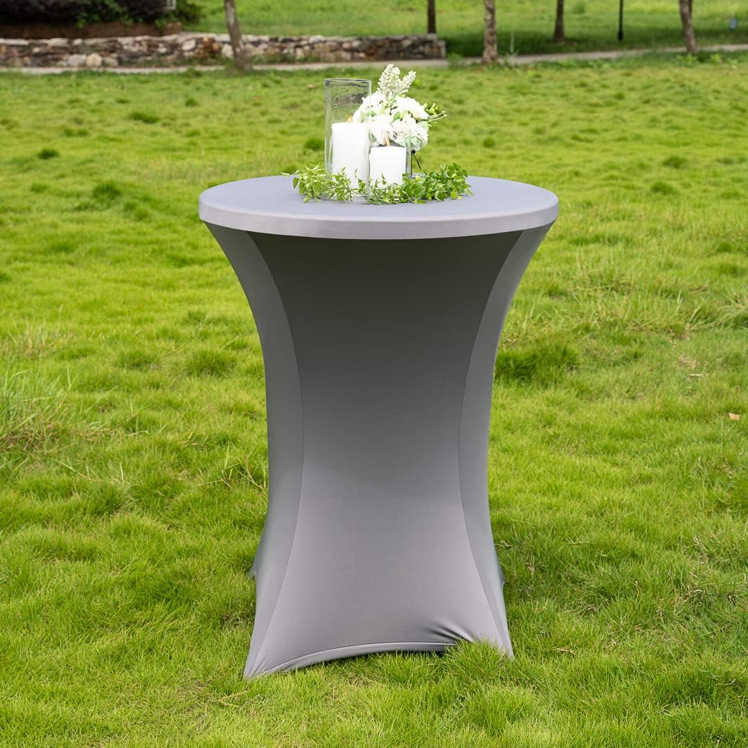 Restaurantware Round Table Cover 32x43 Inch Spandex and Polyester
