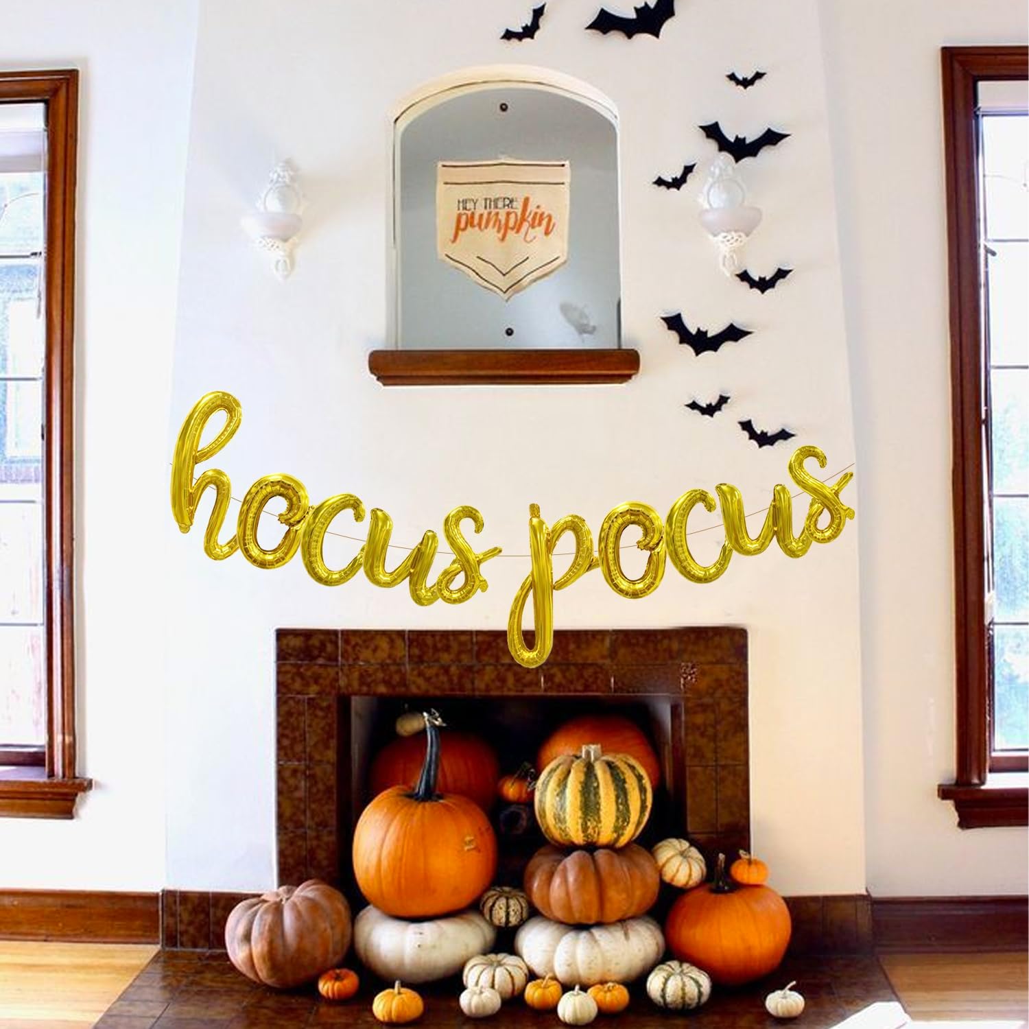 Uchi Hocus Pocus Gold Balloons 18 Inch Halloween Decorations