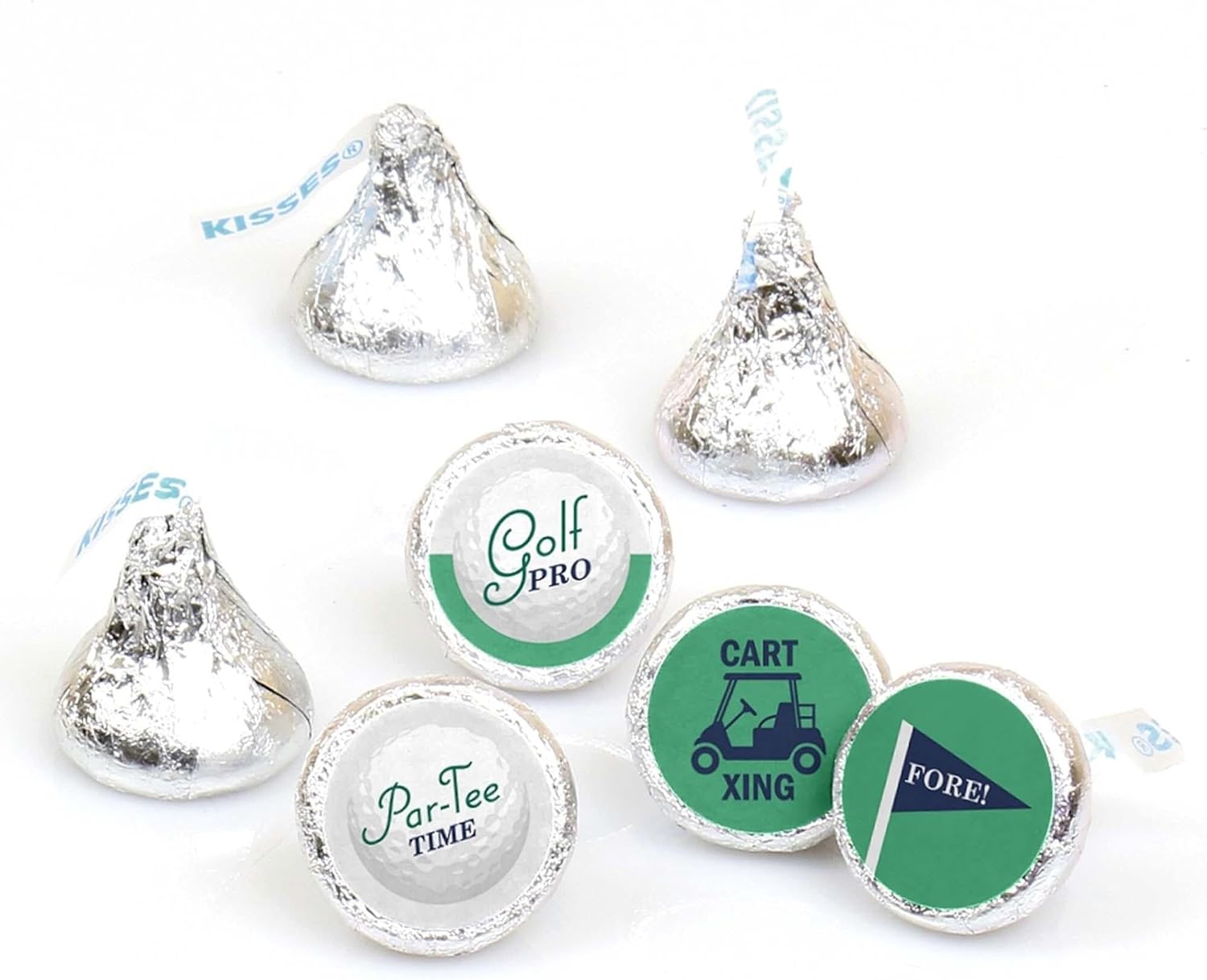 Par-Tee Time Golf Round Candy Stickers 108 Stickers