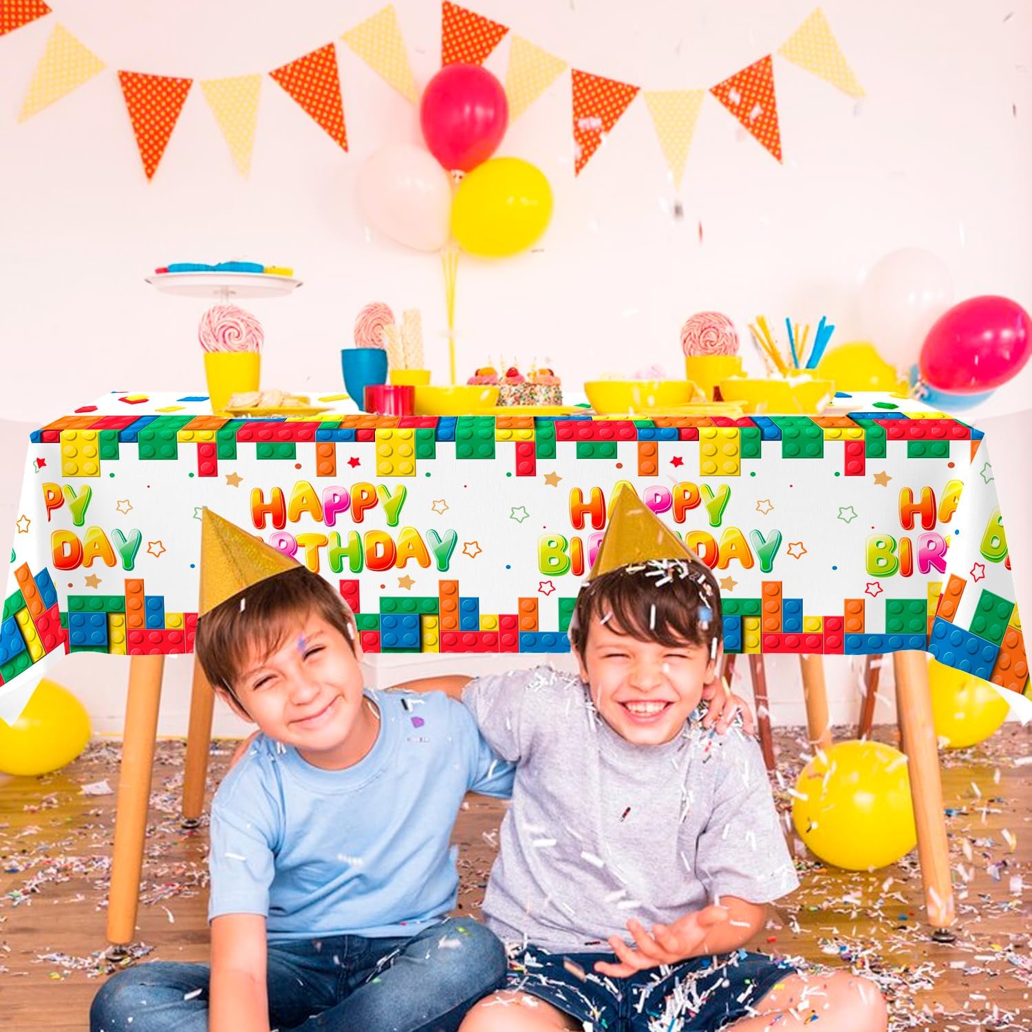 3pcs Building Block Tablecloth 708 x 425
