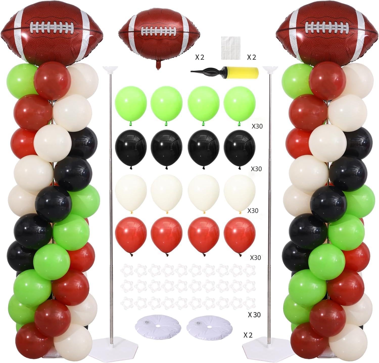 Football Balloon Column Stand Kit 2 Sets