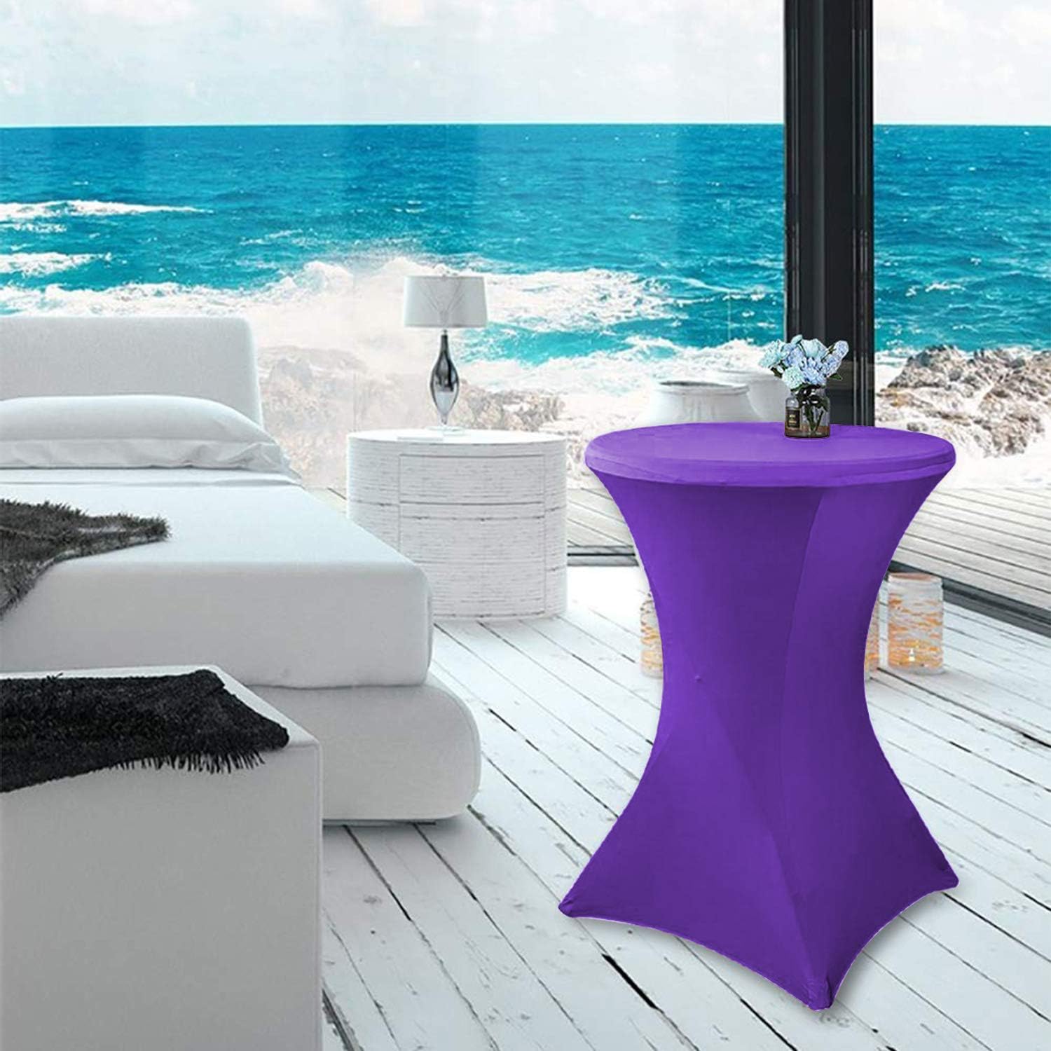 Reliancer 2 Pack 36 Inch Spandex Table Cover