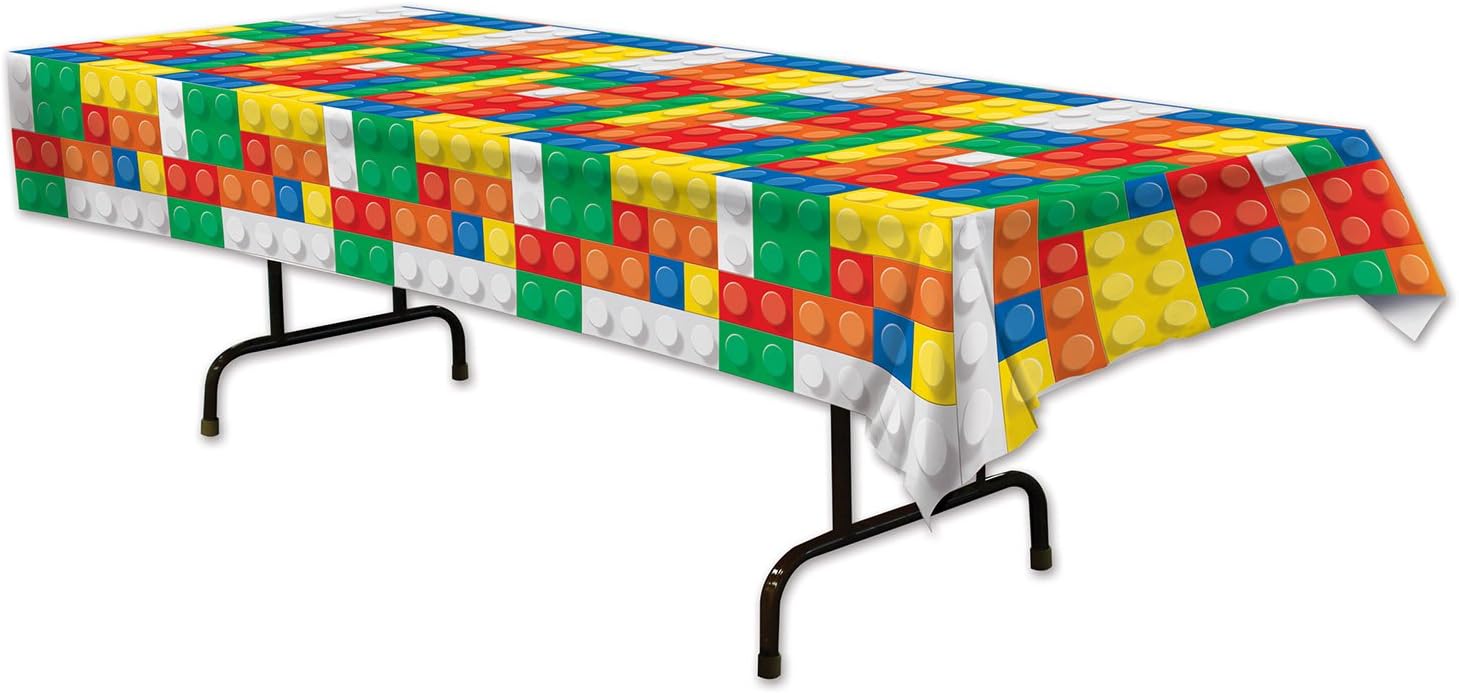 Beistle Building Blocks Tablecover