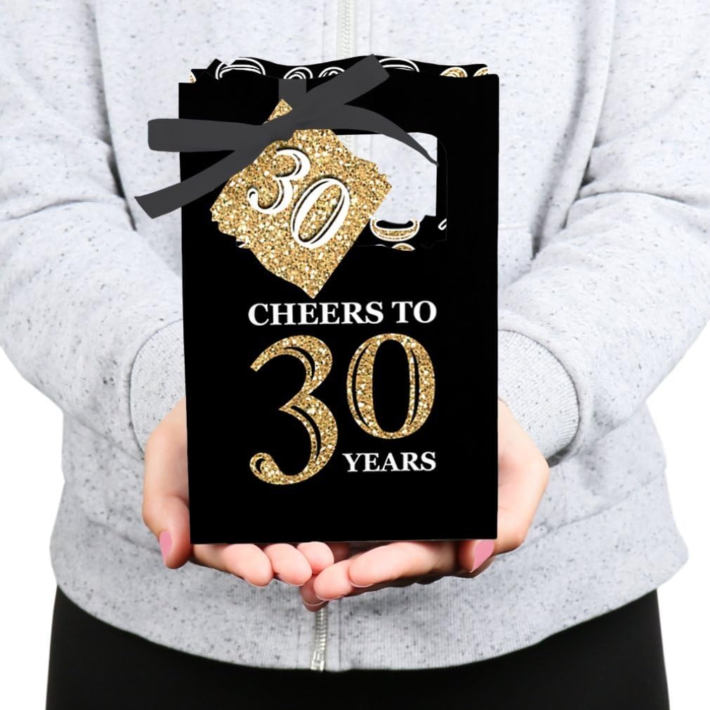Big Dot of Happiness 30th Birthday Party Favor Box Set