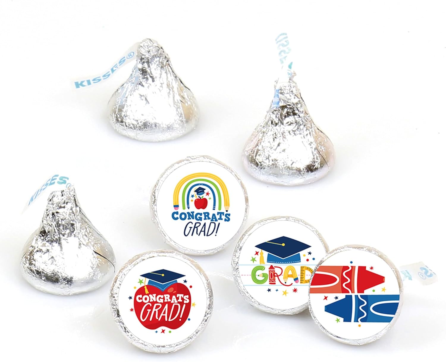 Big Dot of Happiness Graduation Candy Sticker Favors