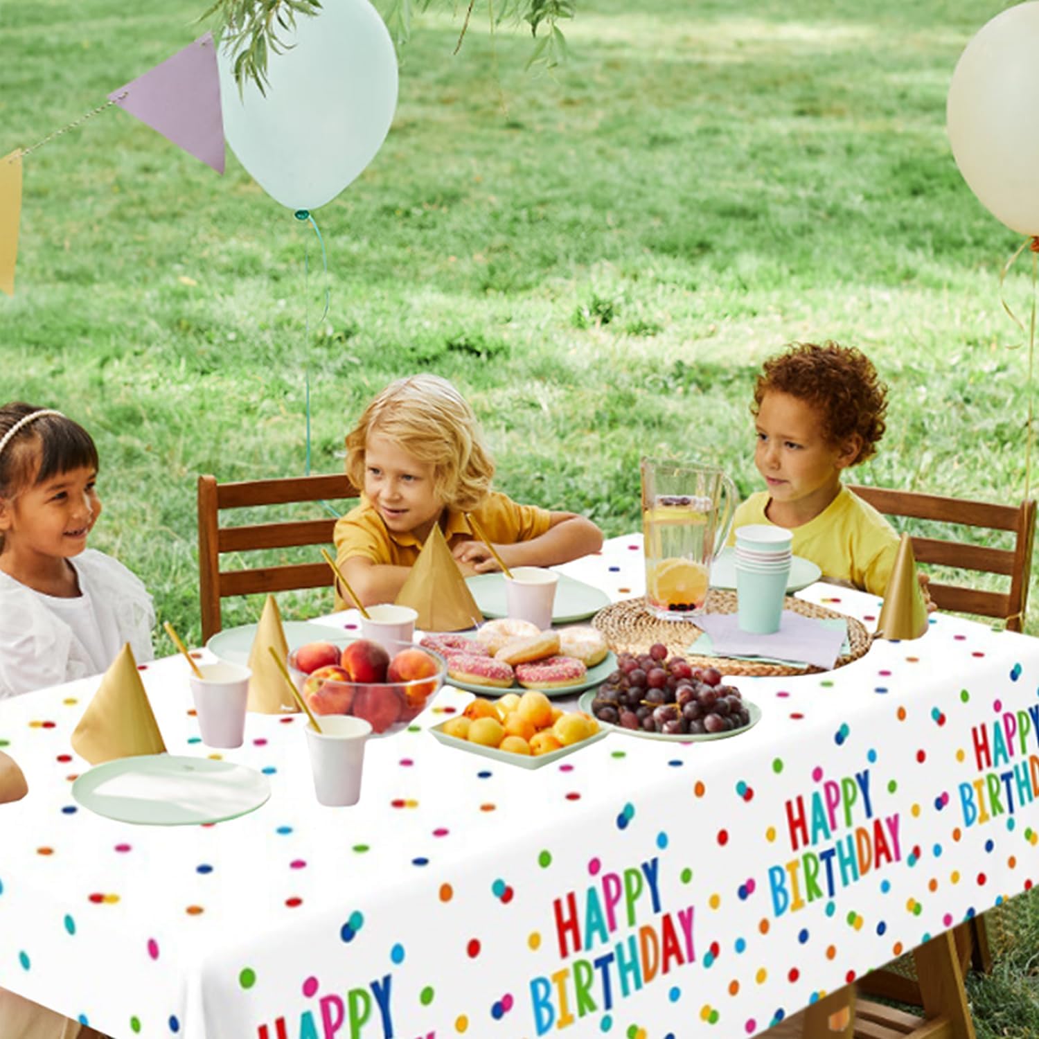T-Antrix 3 Pack Happy Birthday Tablecloth