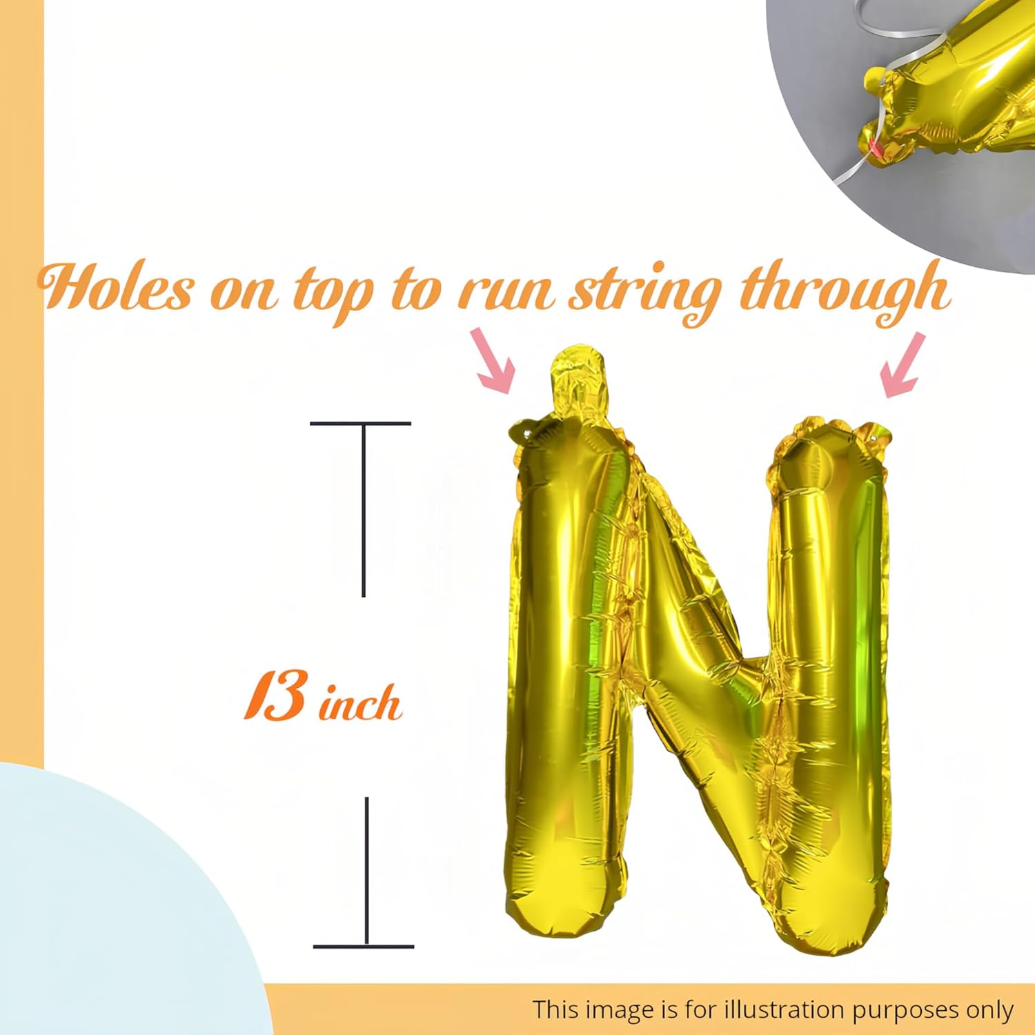Decorit Rose Gold Engagement Letter Balloons Banner