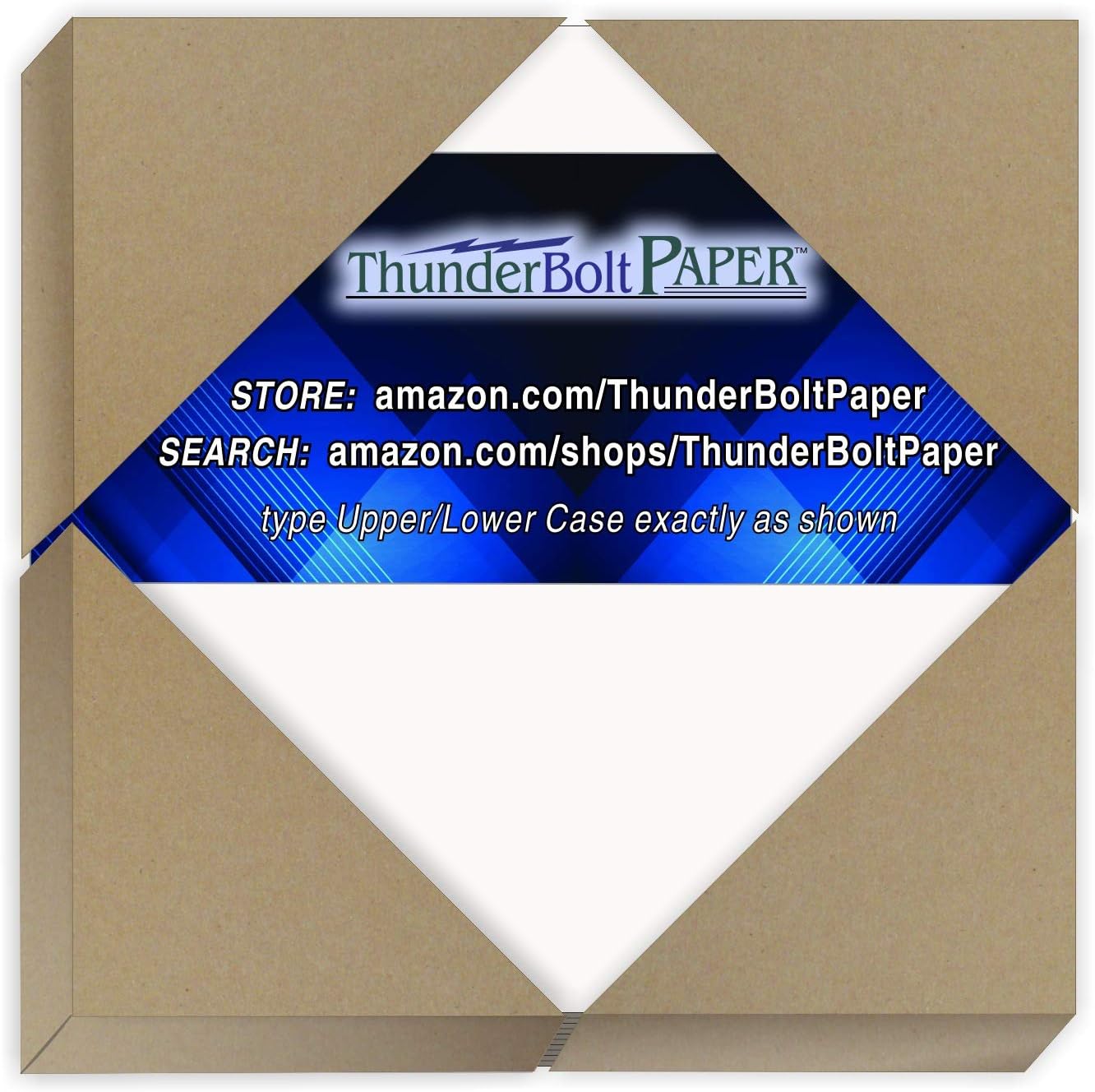 50 Sheets Chipboard 32pt White 1 Side 4X4 Inches