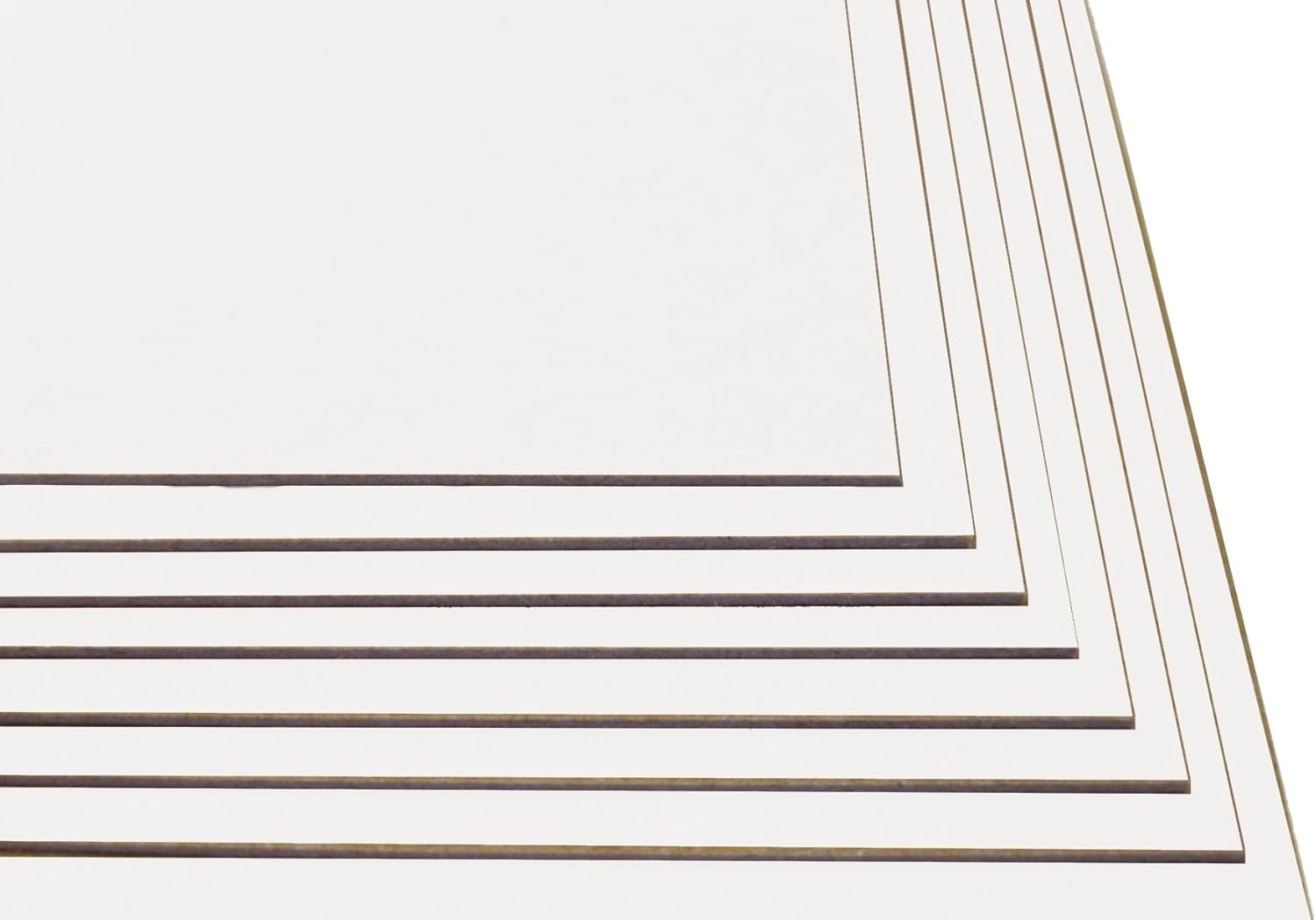 50 Sheets Chipboard 32pt White 1 Side 4X4 Inches