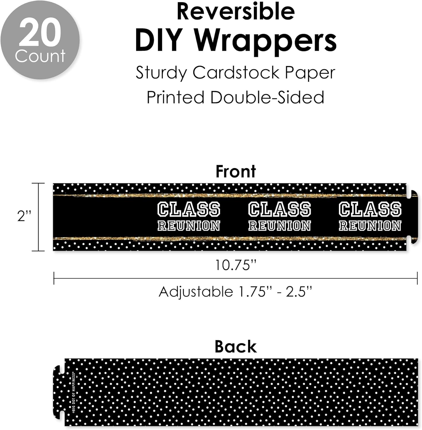 Big Dot of Happiness Reunited Party Kit - 100 Pieces