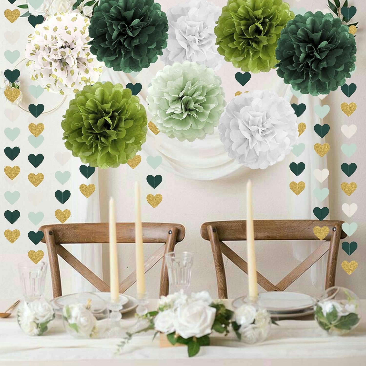 Sage Green Bachelorette Party Decorations
