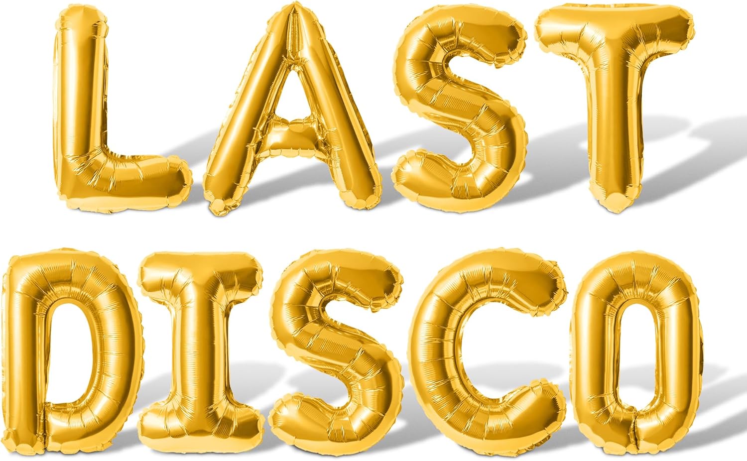 Letter Balloons - LAST DISCO 16 Inch Alphabet Foil Balloons Gold