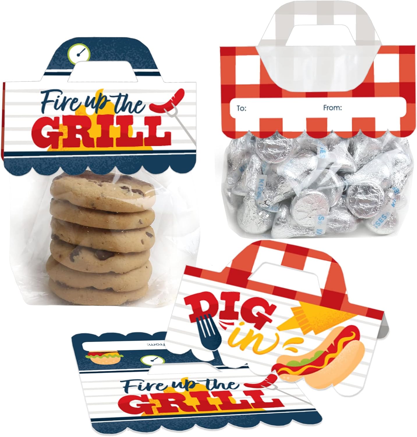 Fire Up the Grill DIY Party Favor Bags Set of 24