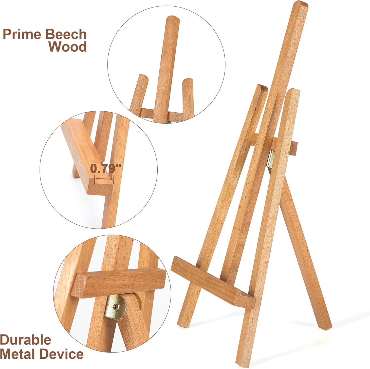 16 Inch Tabletop Easel Stand 2 Pack Portable Display