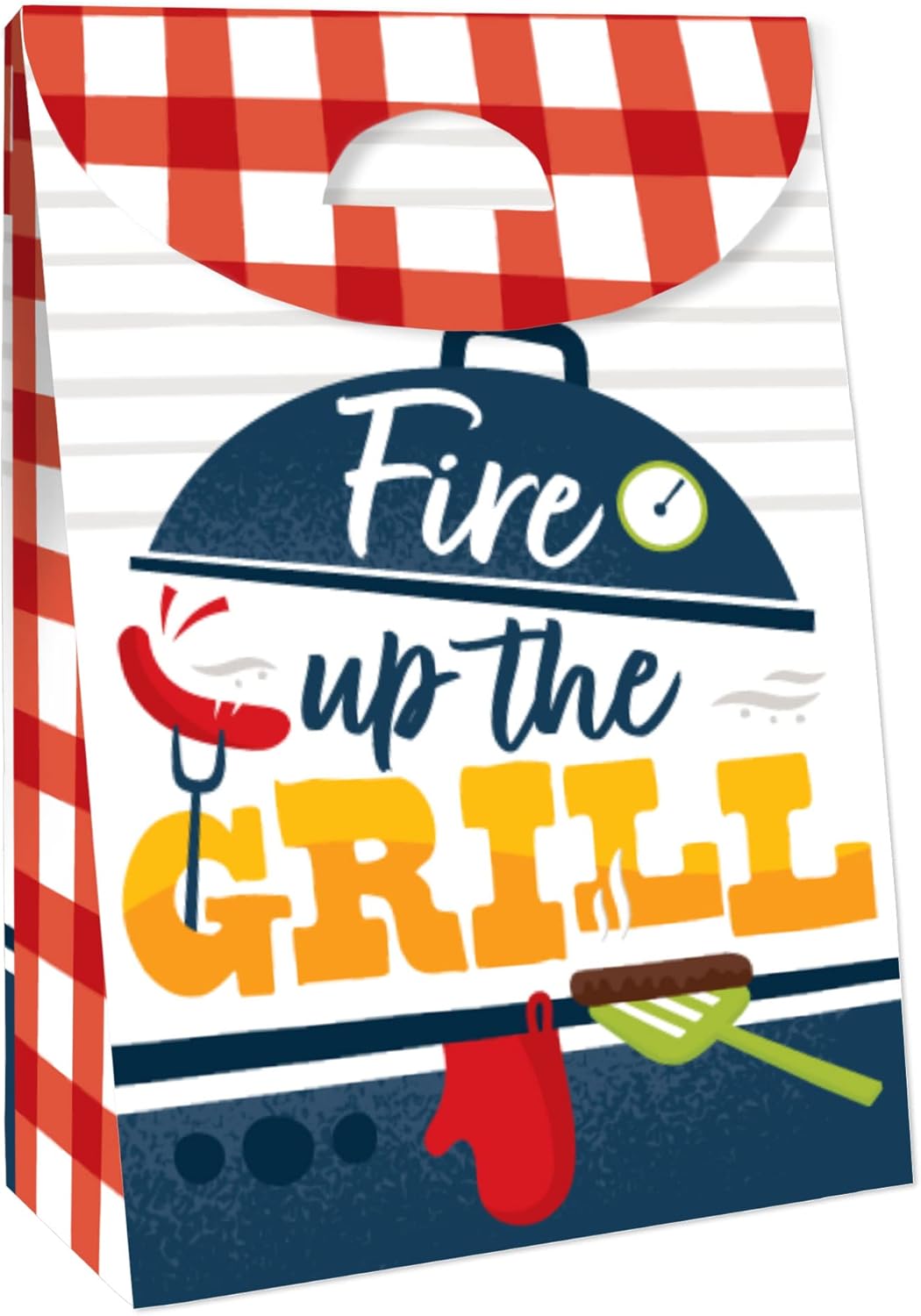 Fire Up the Grill Party Goodie Bags Set of 12
