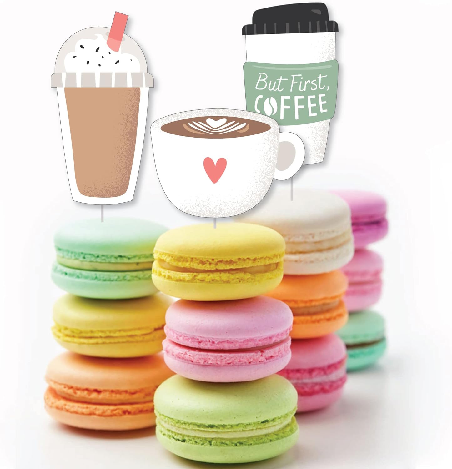 But First Coffee Shaped Cut Outs 24 Count