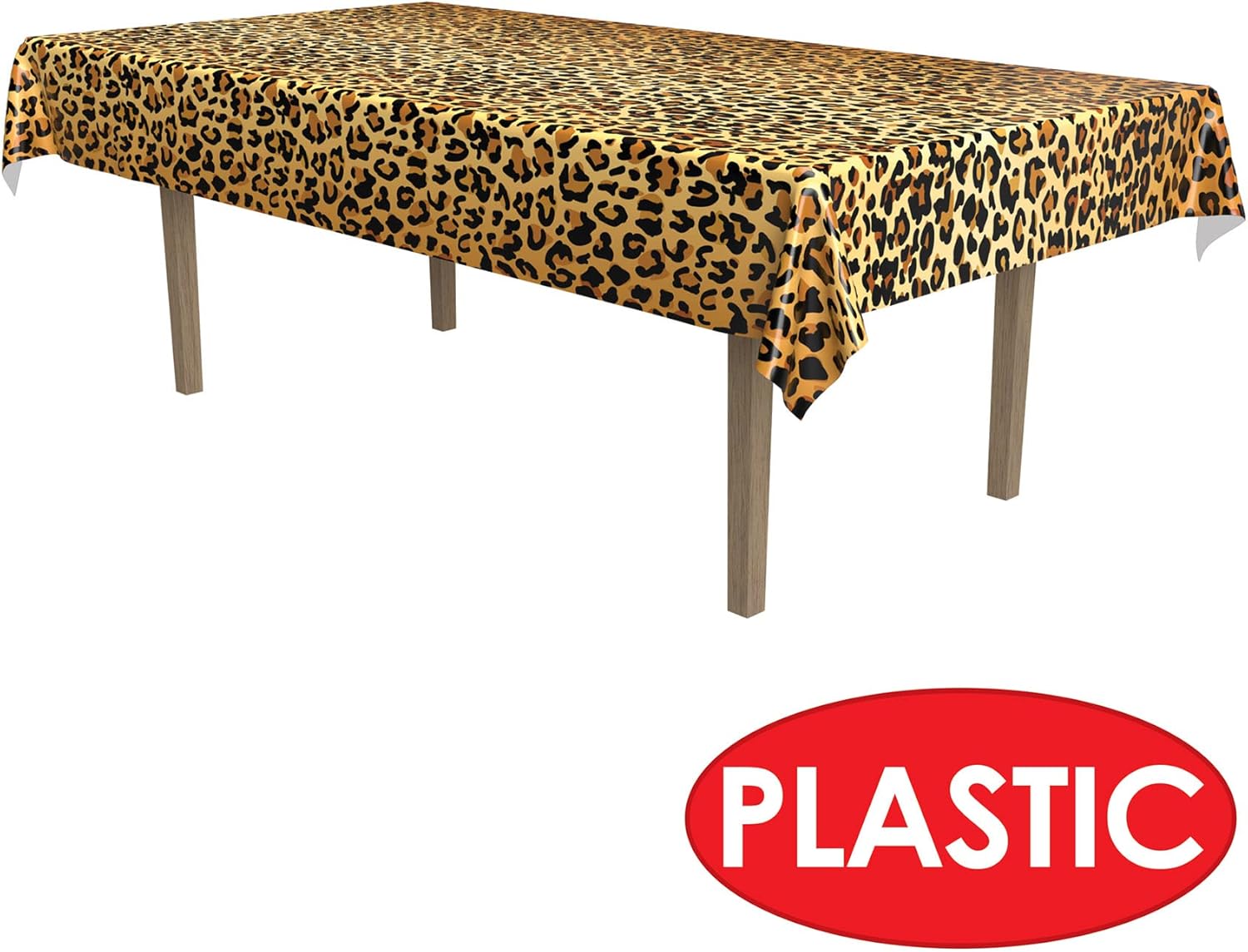 Beistle Leopard Print Table Cover 1