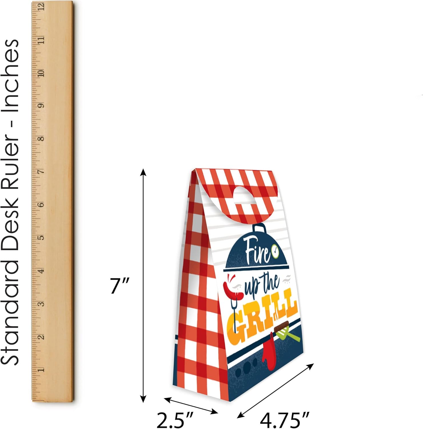 Fire Up the Grill Party Goodie Bags Set of 12