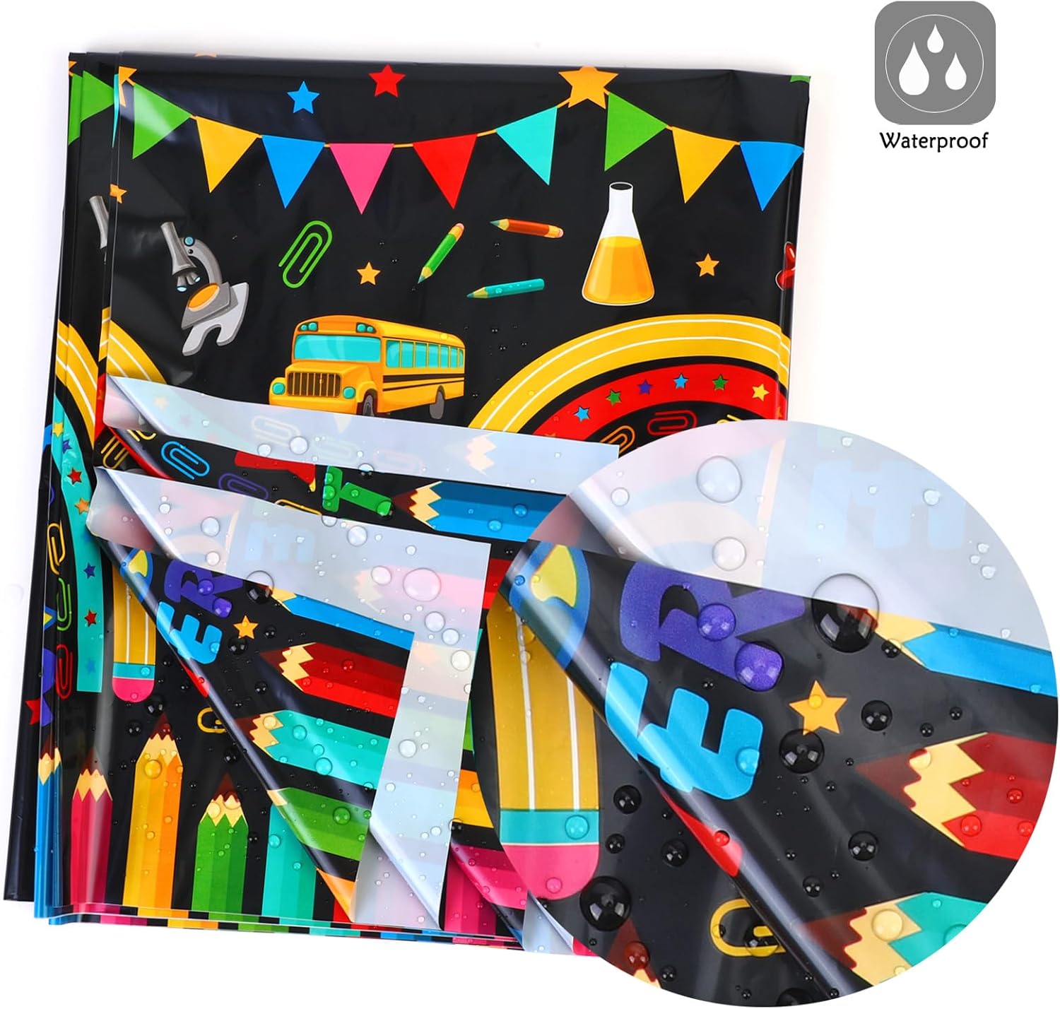 HOWAF 3pcs Teachers Appreciation Tablecover Set