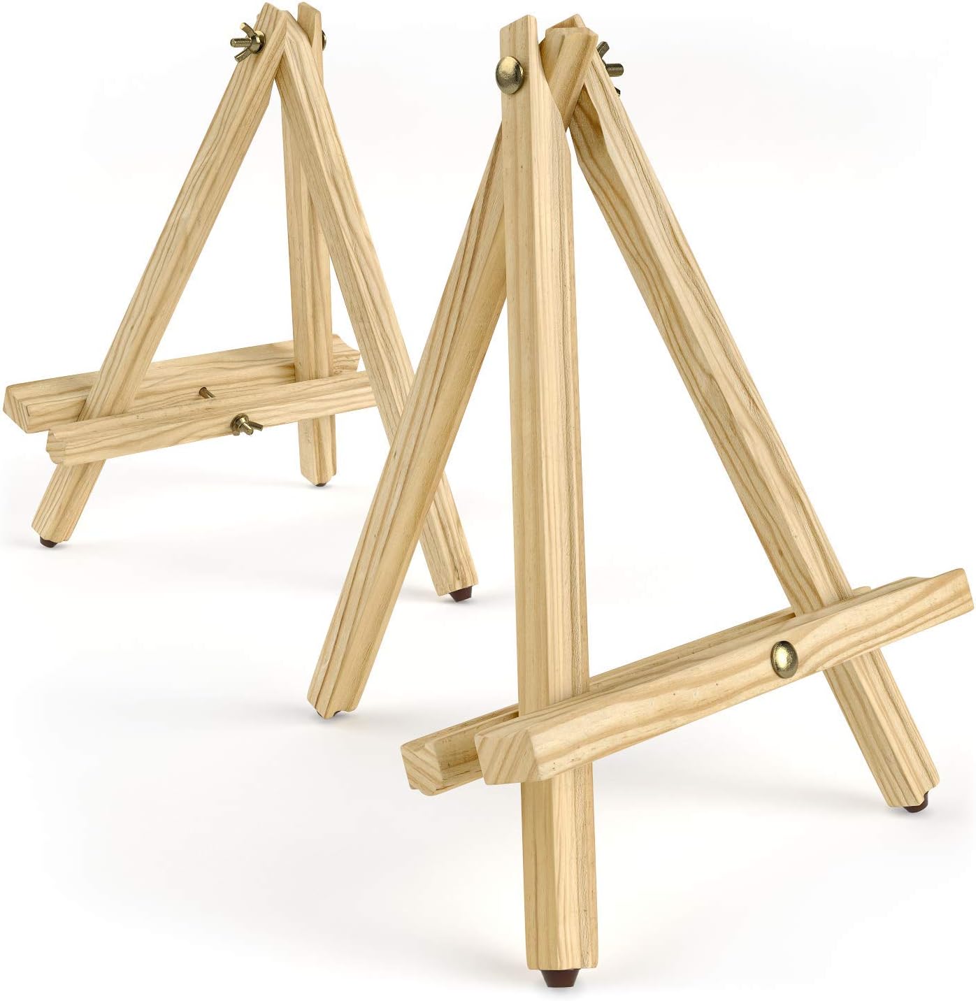 ARTEZA Tripod Easel Set of 6 12 Inches Pine Wood
