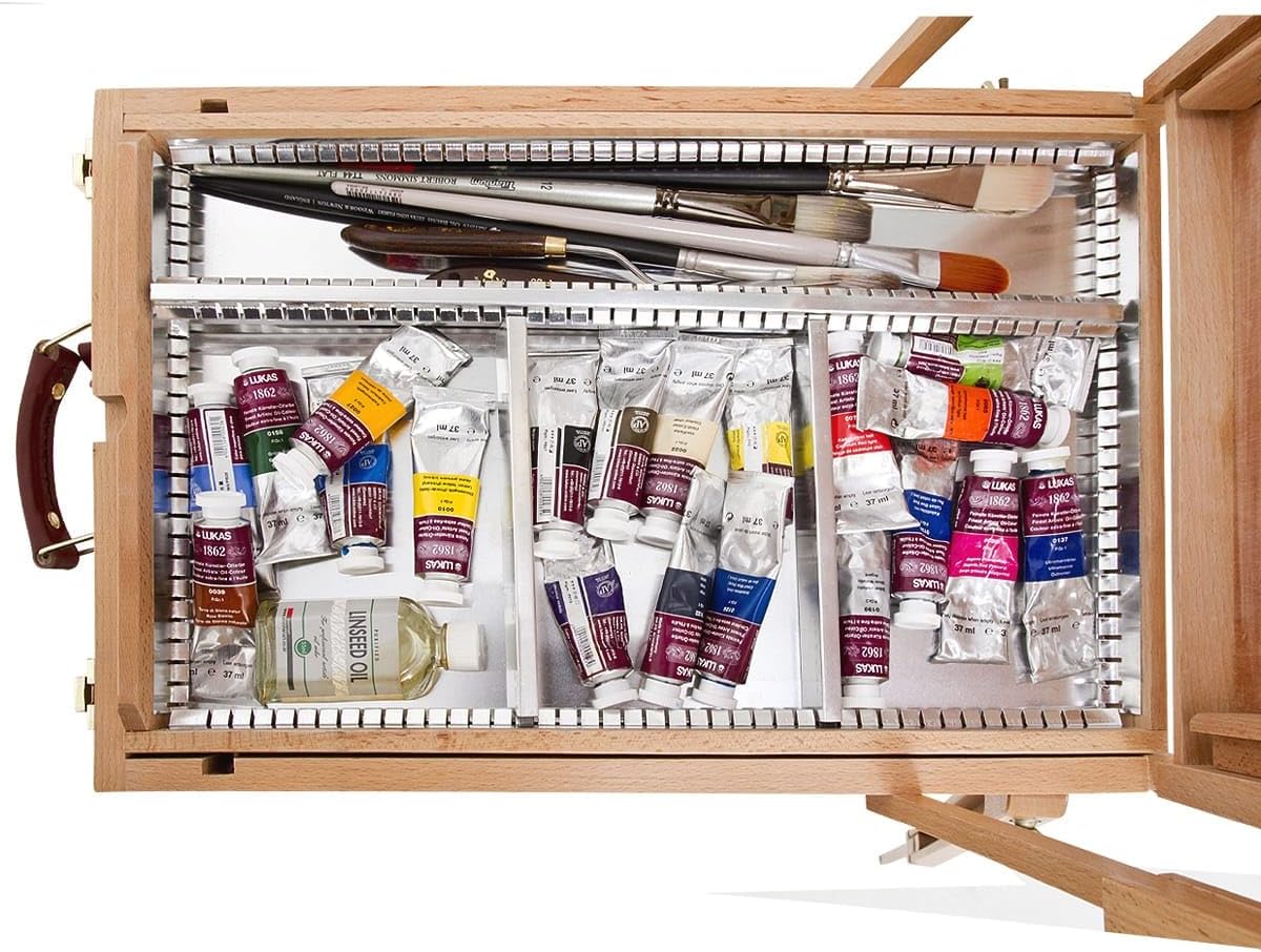 Creative Mark Paris Deluxe French Easel with Built-in Drawer and Palette