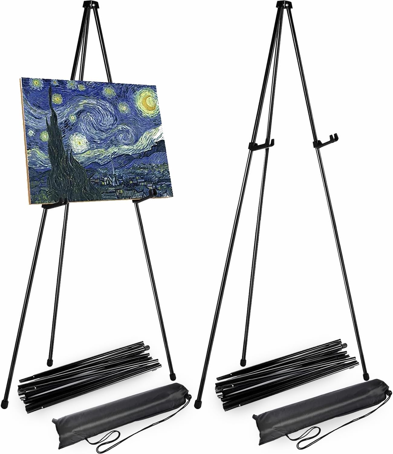 CertBuy 2 Pack 63 Inch Steel Easel Stand