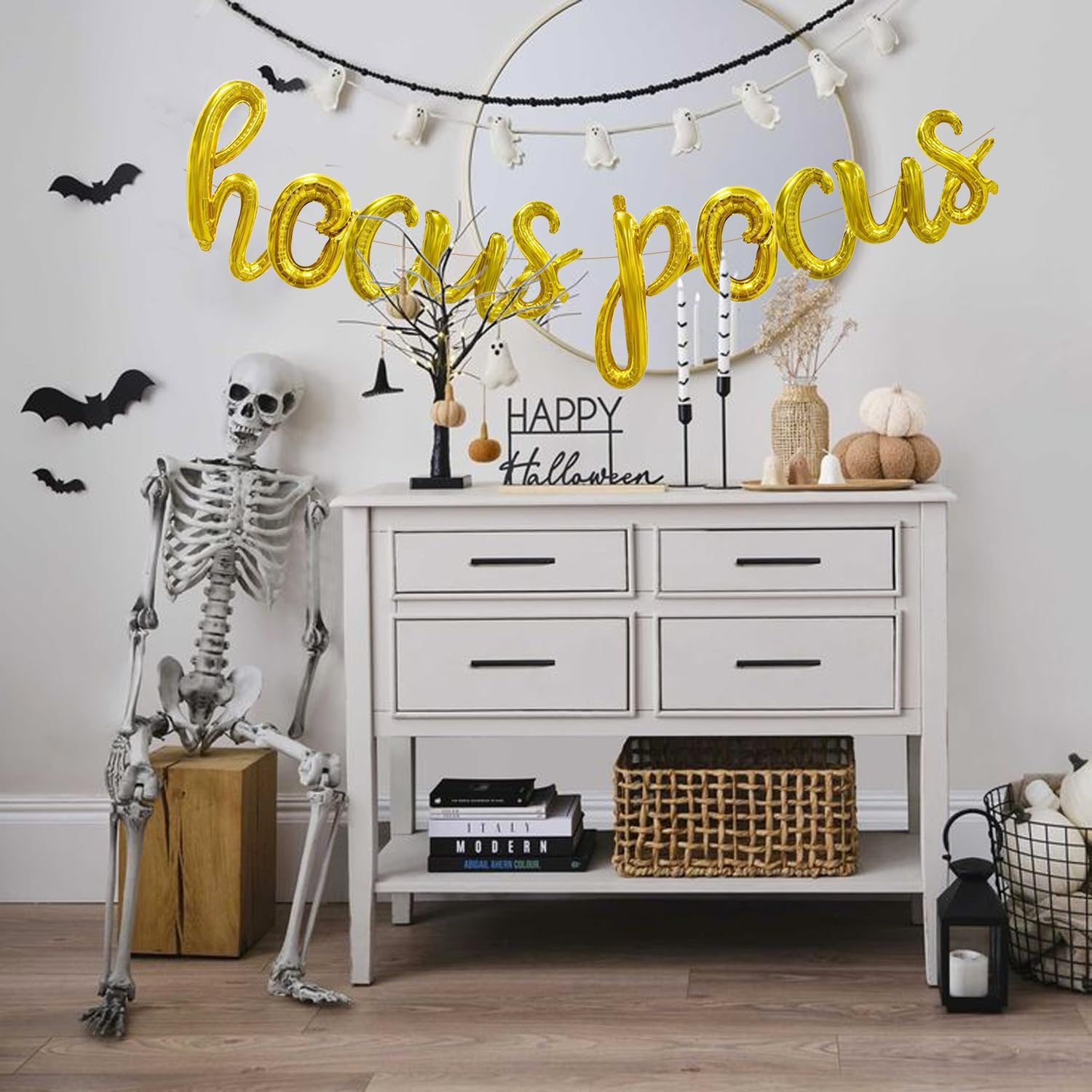 Uchi Hocus Pocus Gold Balloons 18 Inch Halloween Decorations