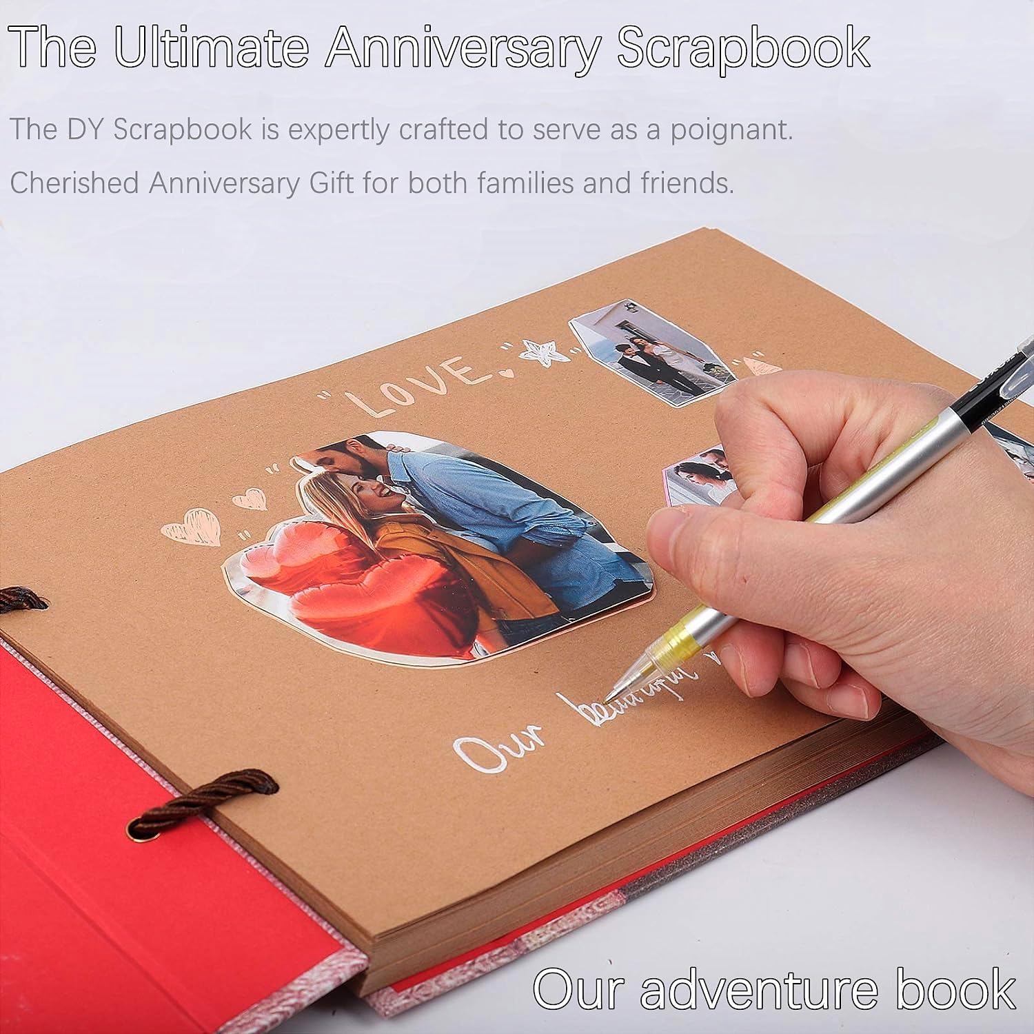 WILLQWECAT Adventure Book Scrapbook DIY Album