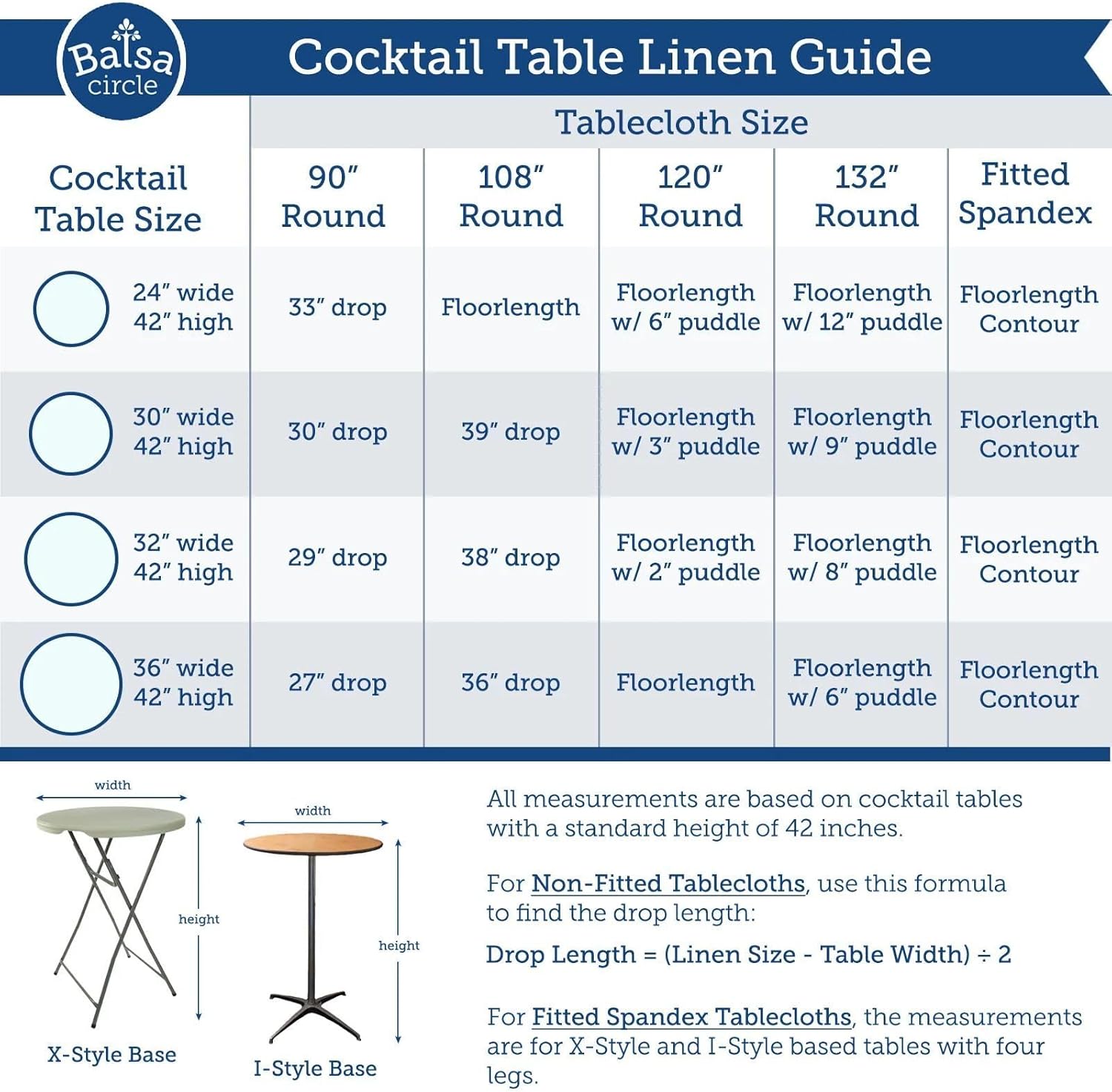 Balsa Circle Velvet Cocktail Table Cover
