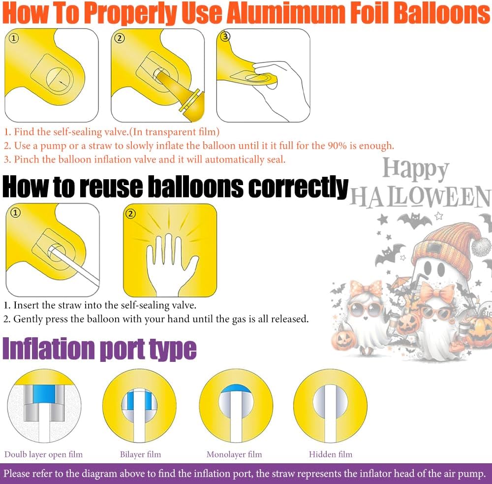 Uchi Hocus Pocus Gold Balloons 18 Inch Halloween Decorations
