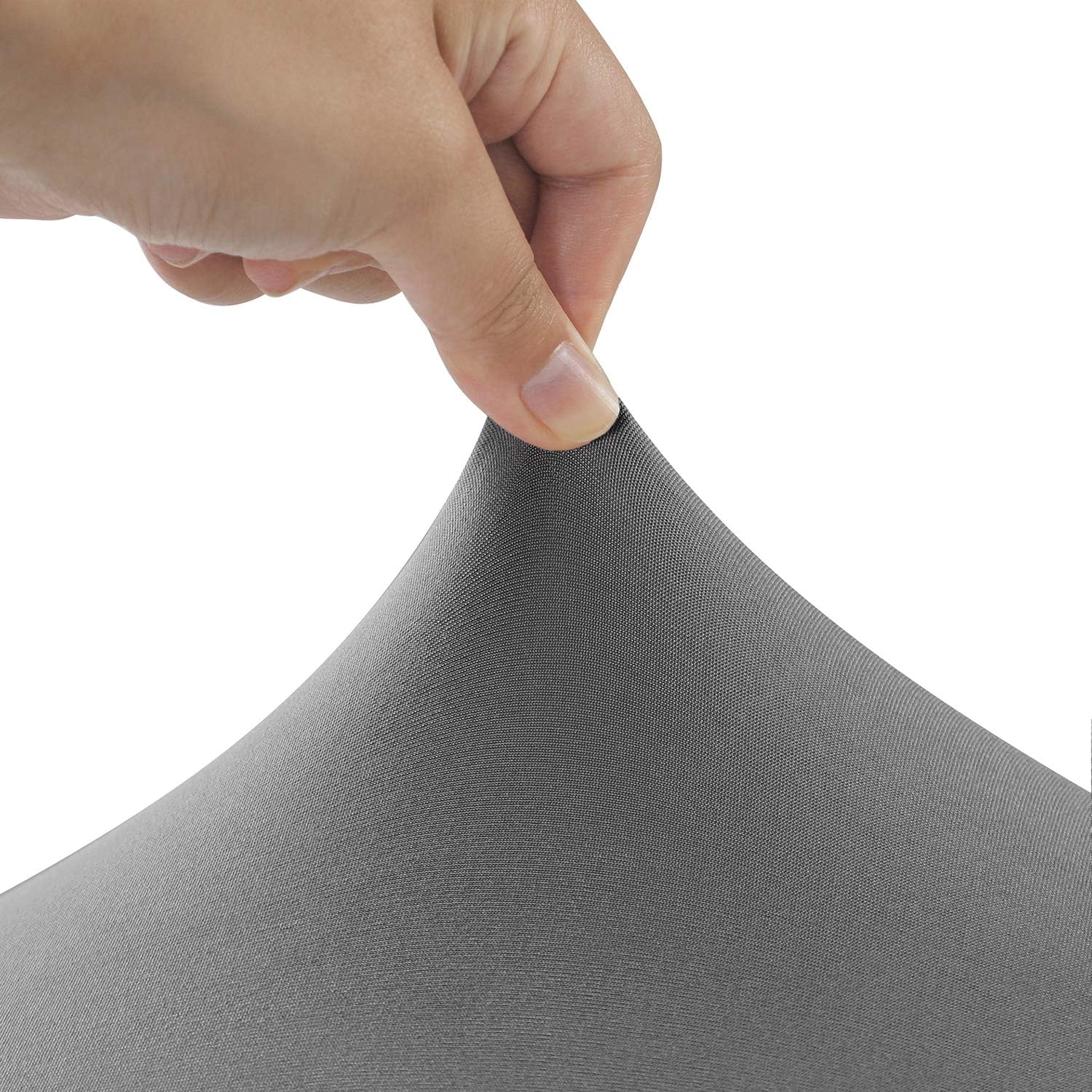 Peomeise 8FT Gray Stretch Spandex Table Cover