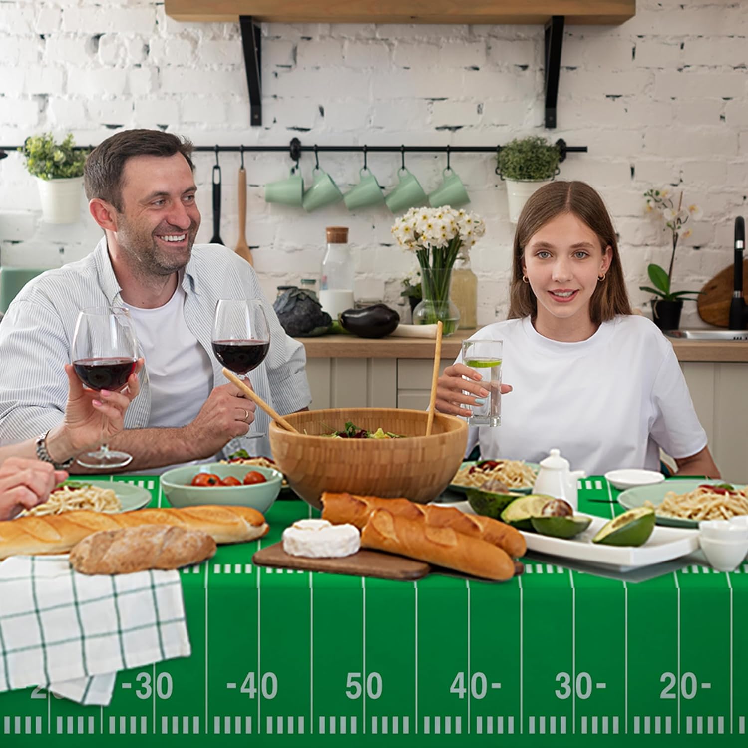 Football Party Decorations 54 X 108 Inch Tablecloth 3 Pack