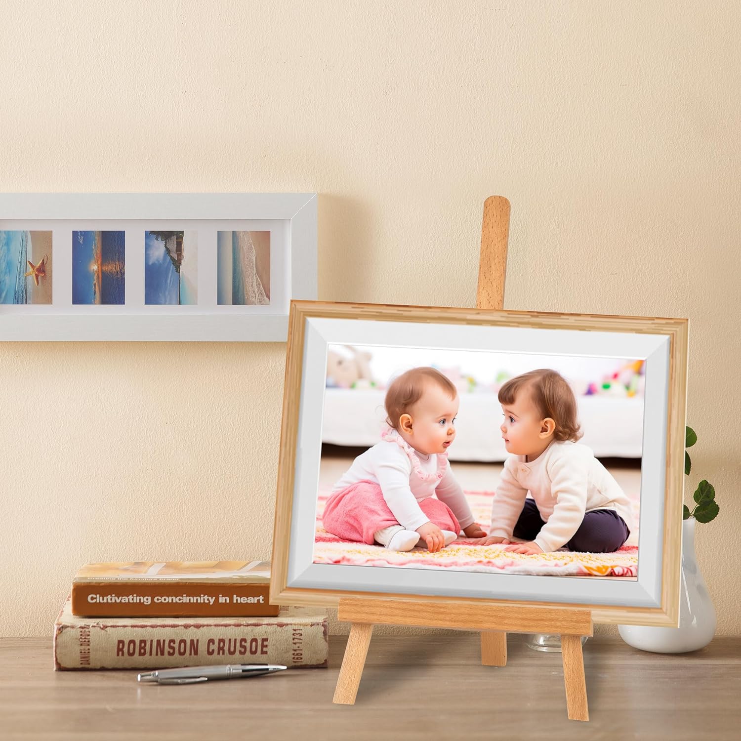 16 Inch Tabletop Easel Stand 2 Pack Portable Display