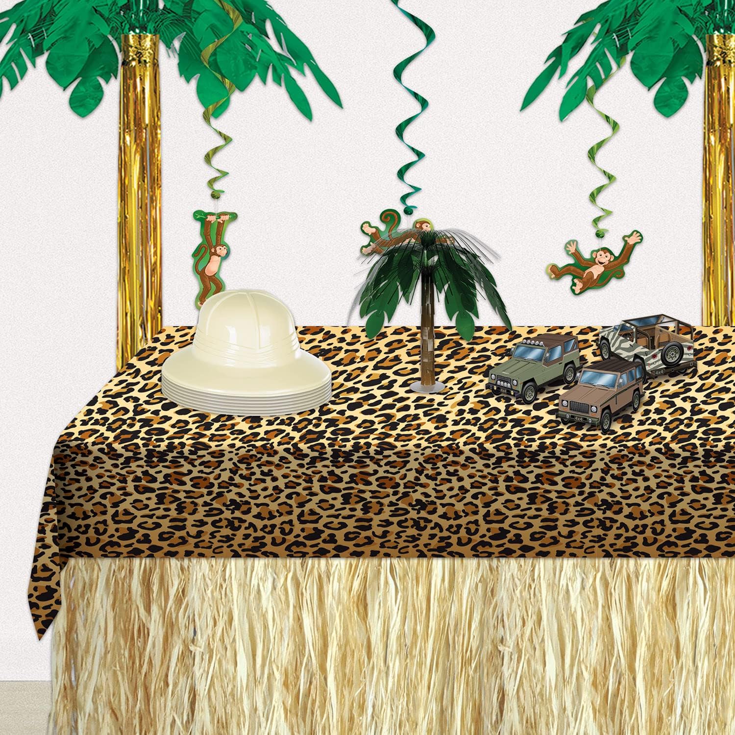 Beistle Leopard Print Table Cover 1