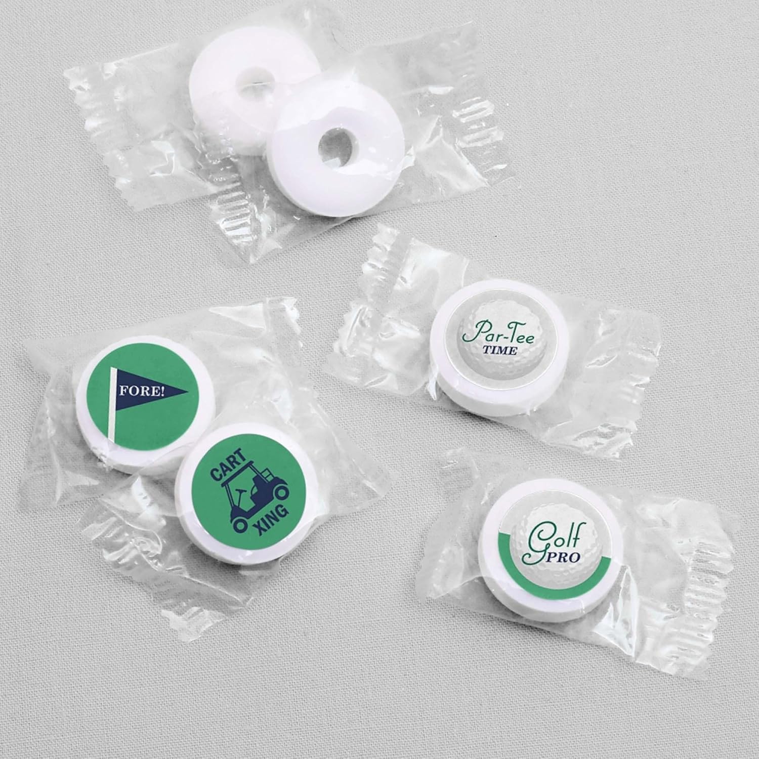 Par-Tee Time Golf Round Candy Stickers 108 Stickers