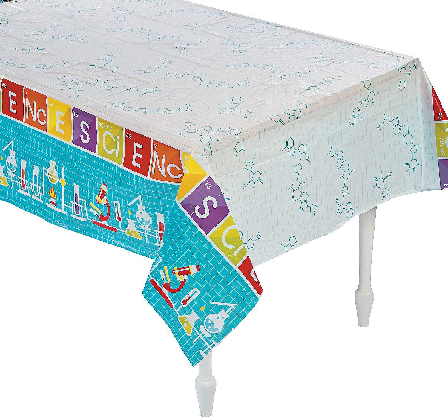 Fun Express Science Party Tablecloth - 54x108