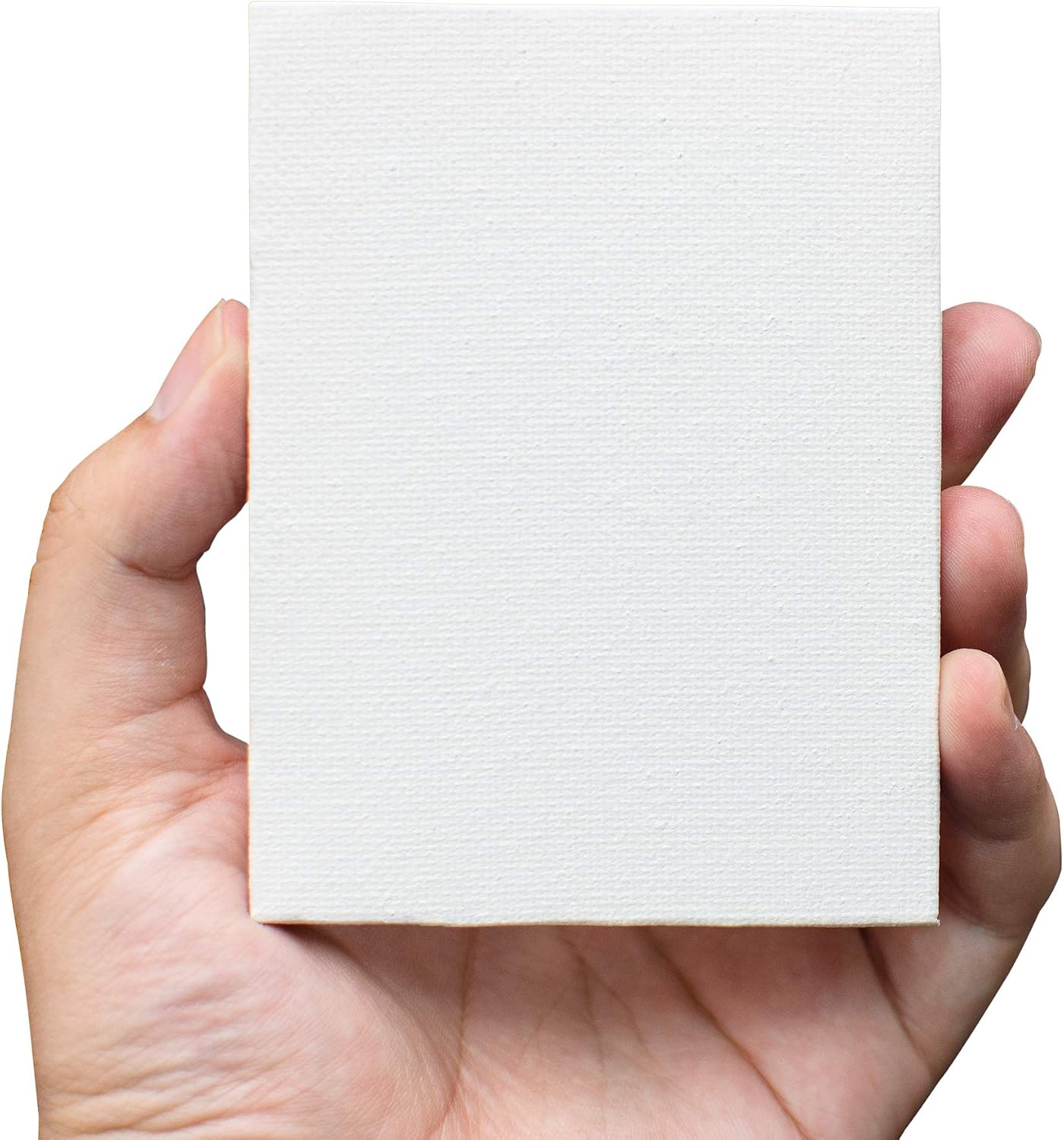 FIXSMITH 3x4 Inch Mini Stretched Canvas Easel Set - 12 Pack