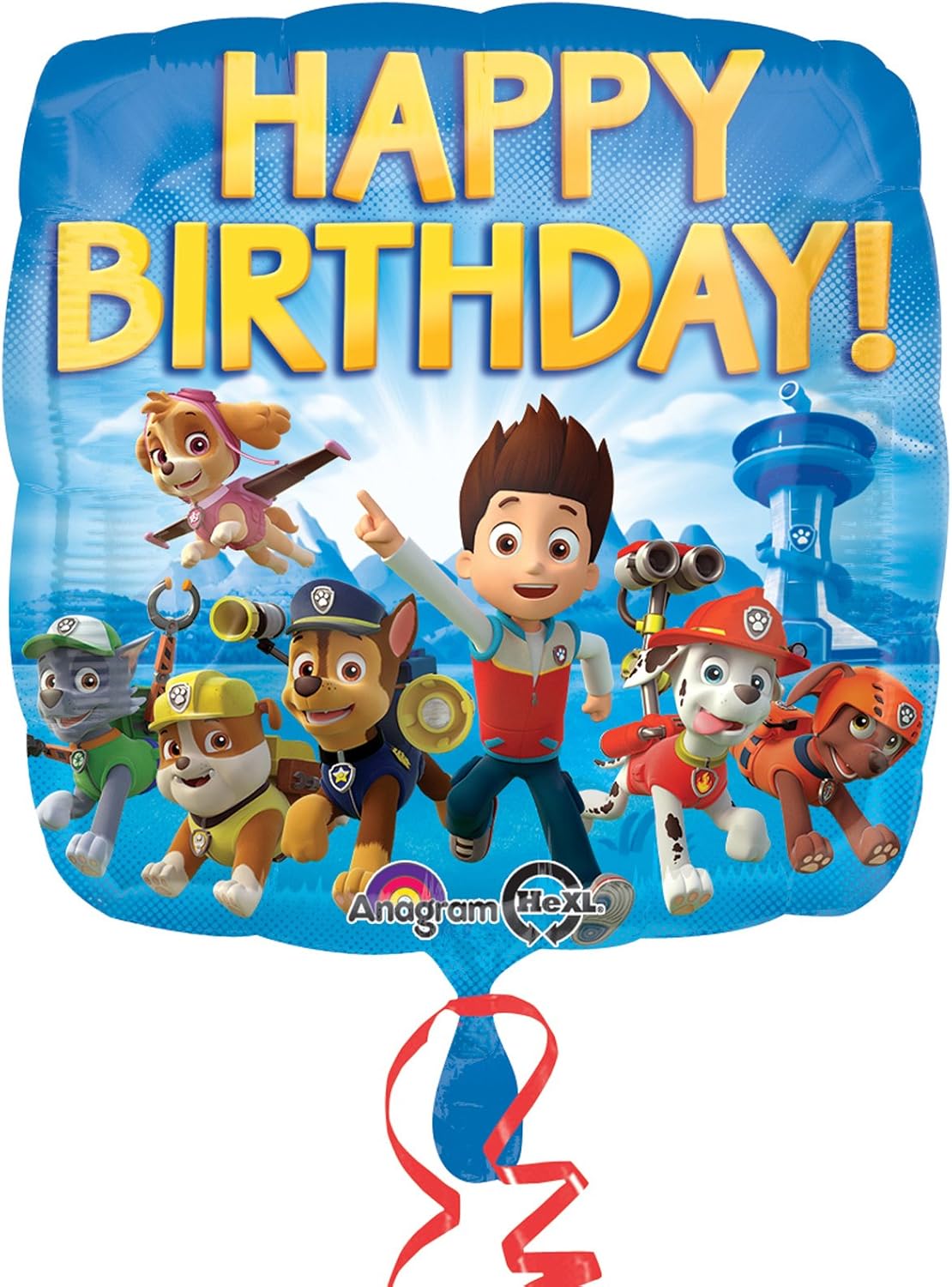 Anagram HX Paw Patrol Birthday Balloons Multicolor
