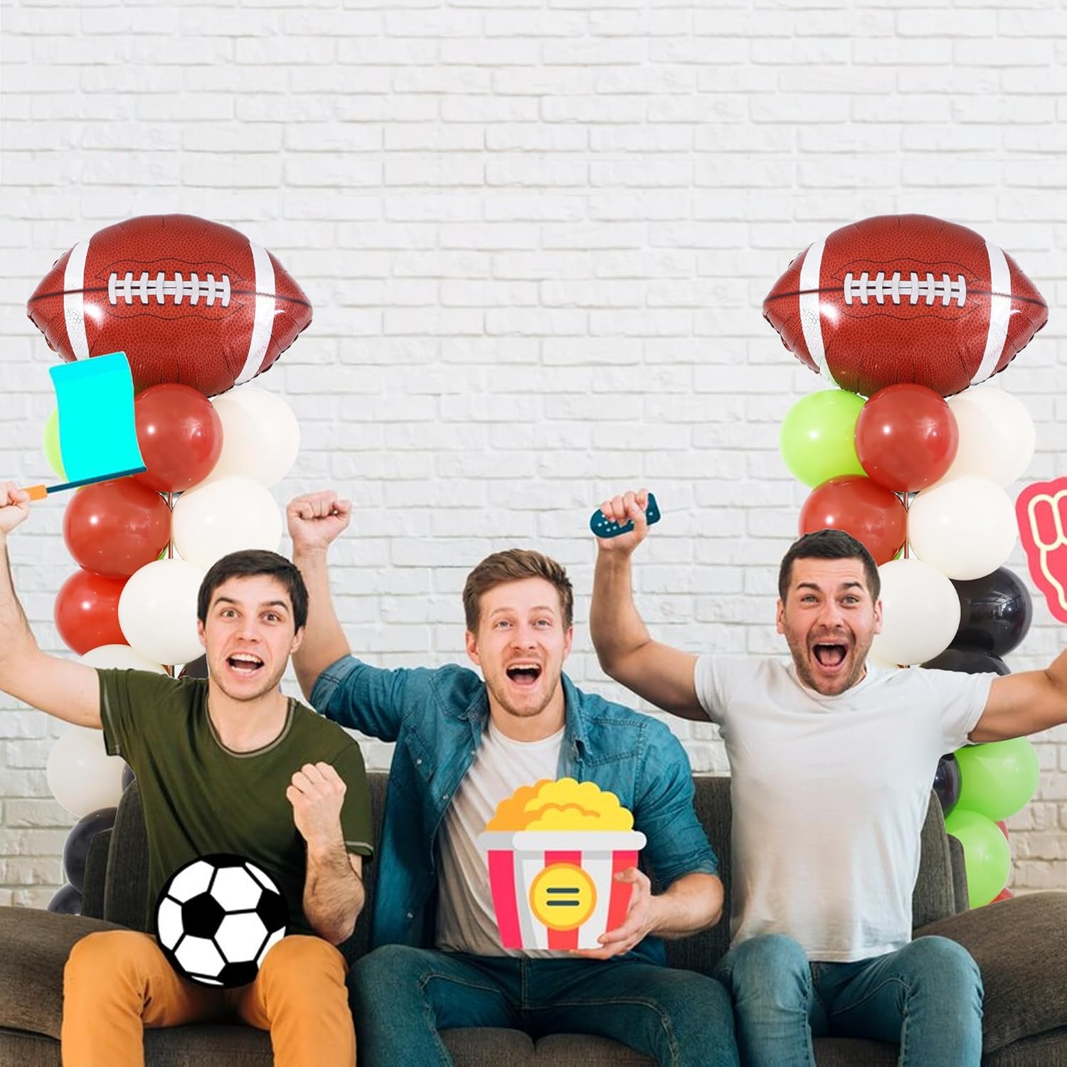 Football Balloon Column Stand Kit 2 Sets
