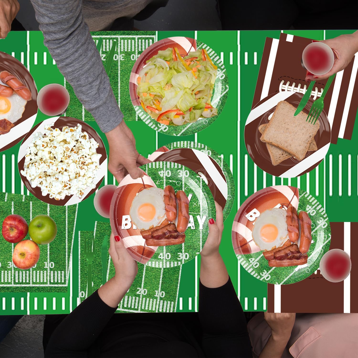 Football Themed Party Set for 24 Guests