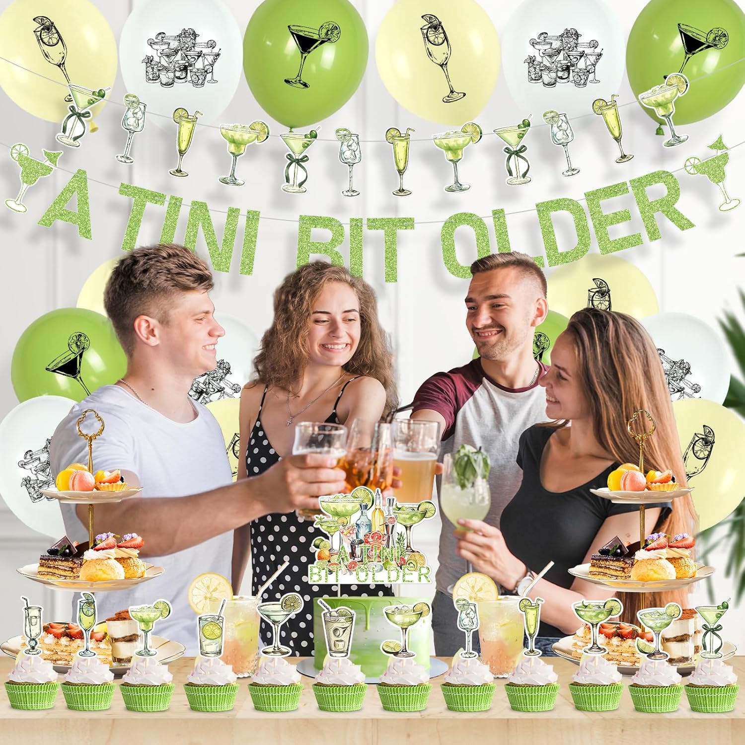 Martini Birthday Party Decorations Pack