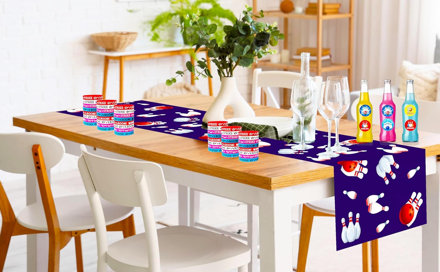 Bowling Table Runner - 12x72 Inch Party Decor