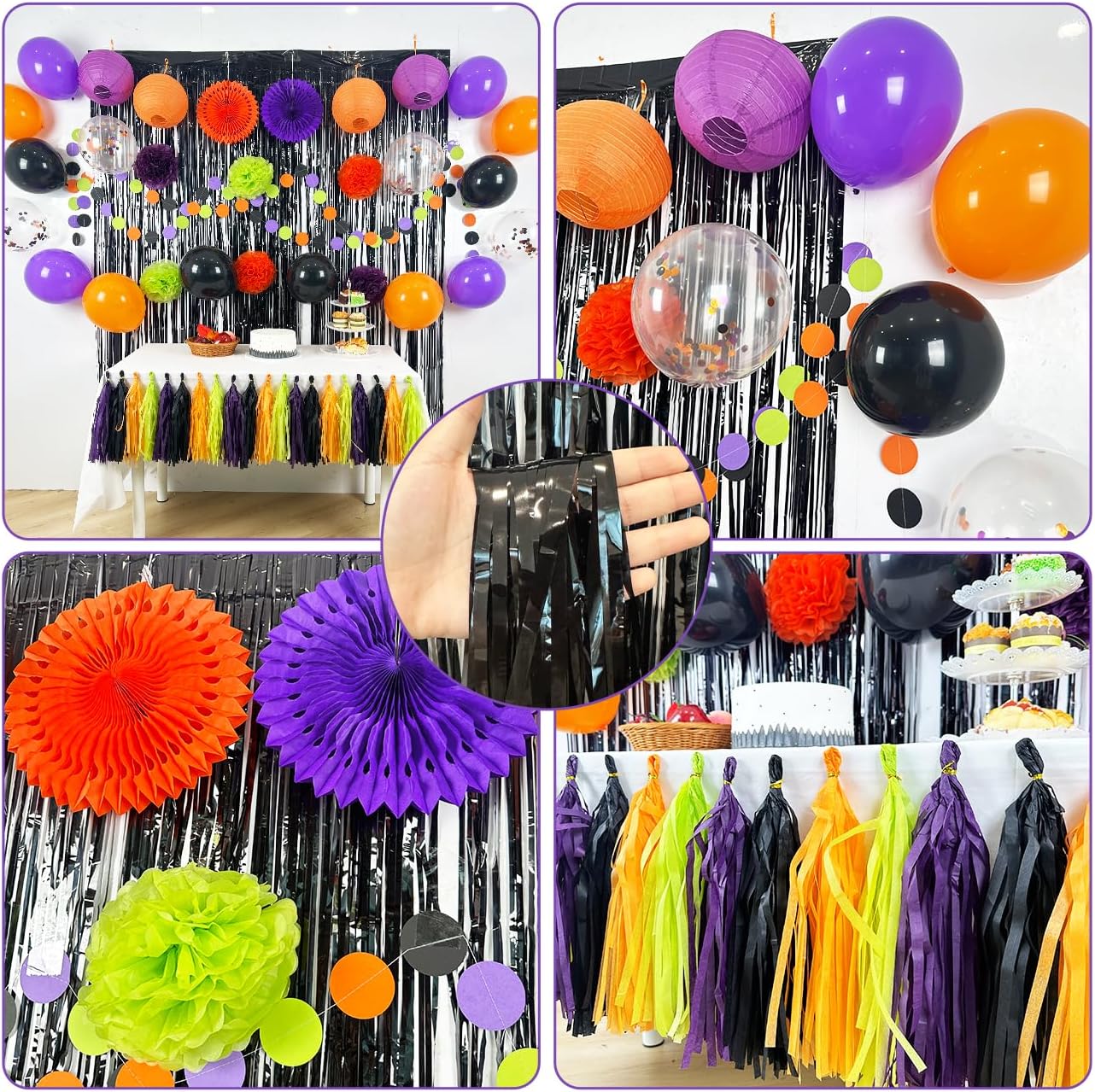 Hocus Pocus Halloween Decorations 51pcs Kit