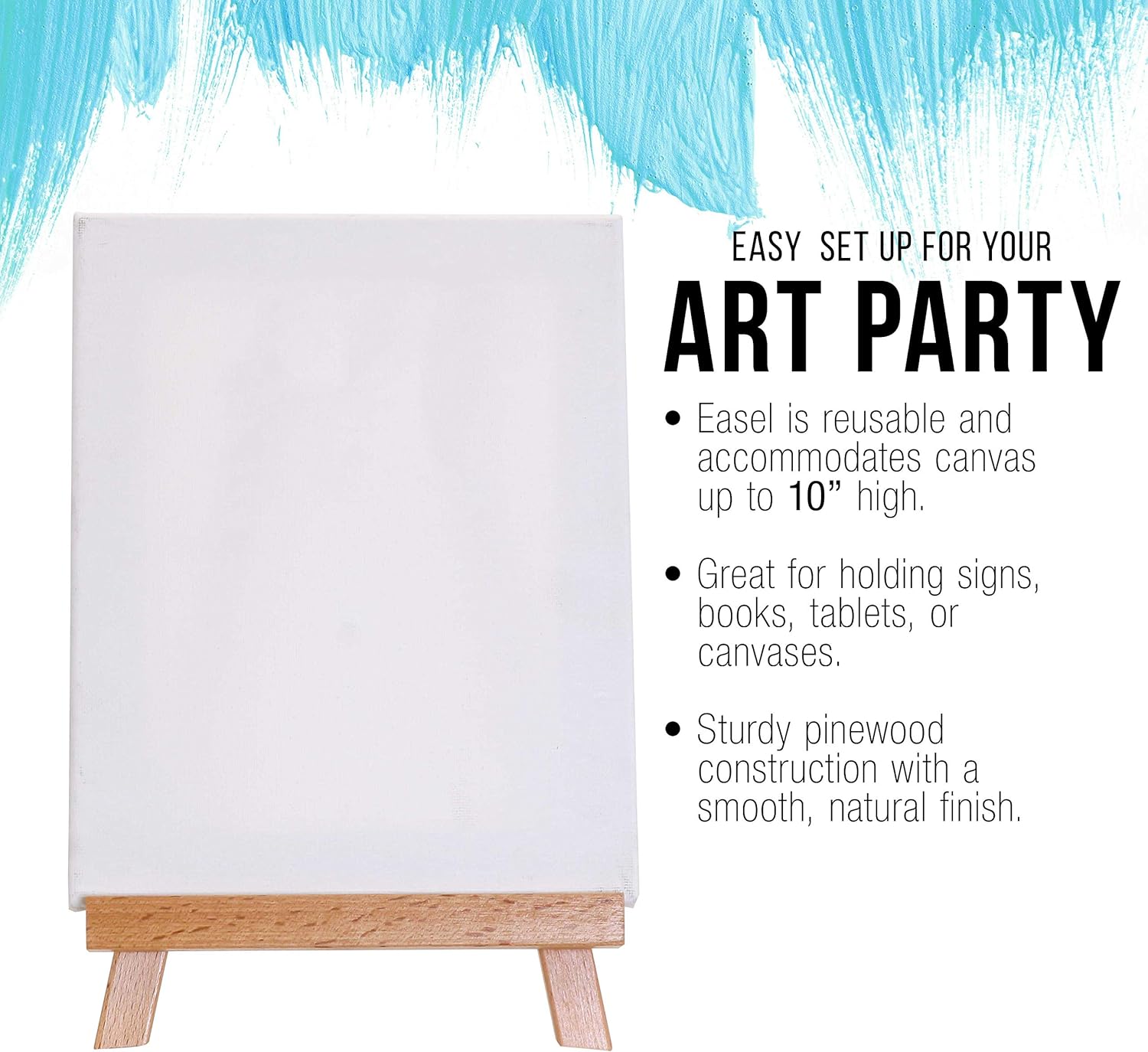 US Art Supply 105 Inch Wooden Easel 12 Pack