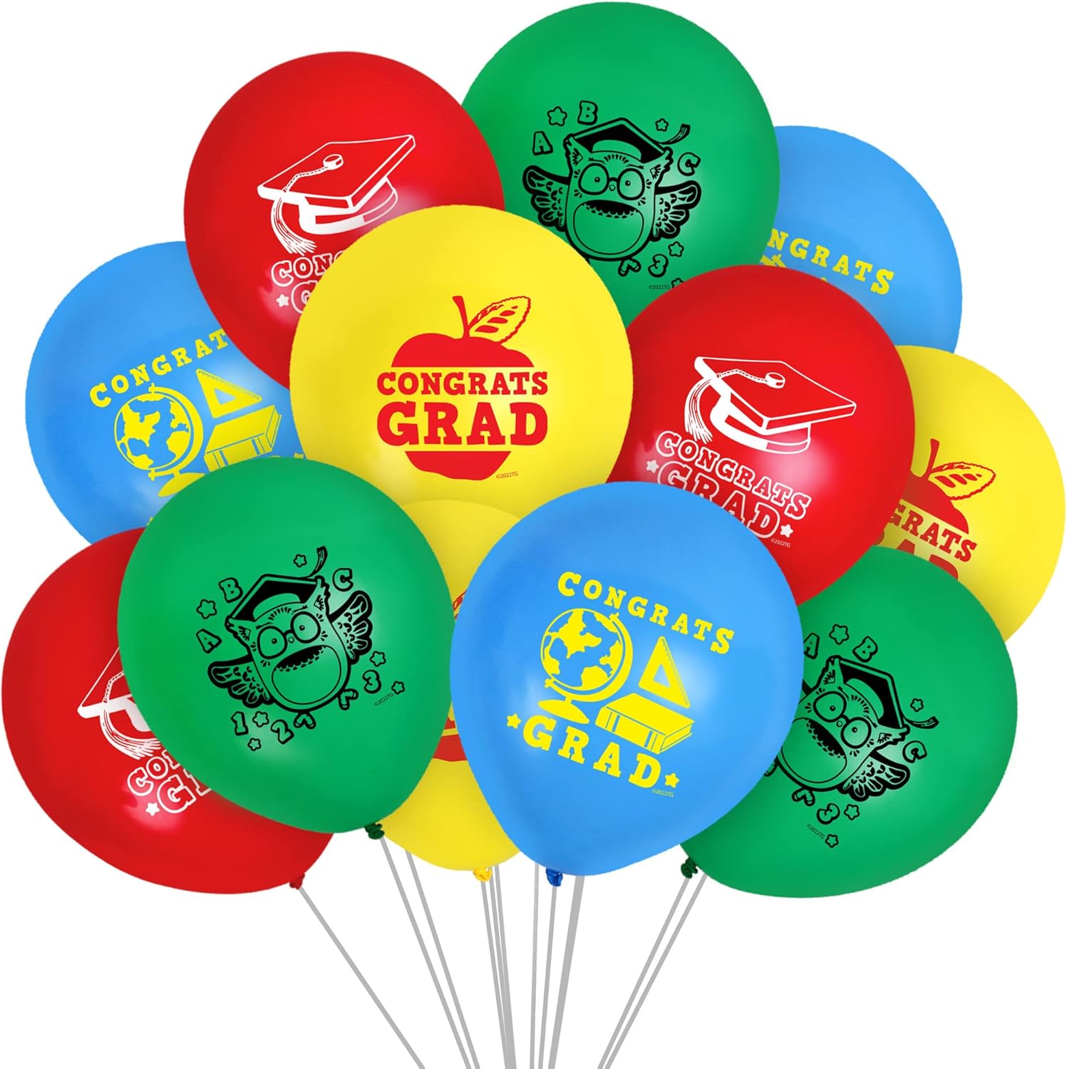 Treasures Gifted Kindergarten Graduation Balloons 24 Pack