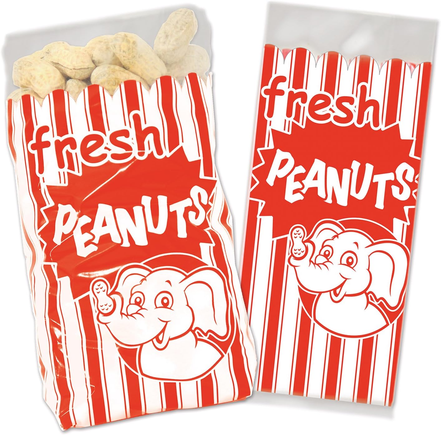 Beistle Peanut Bags Circus Carnival Birthday Party Supplies 50 Count